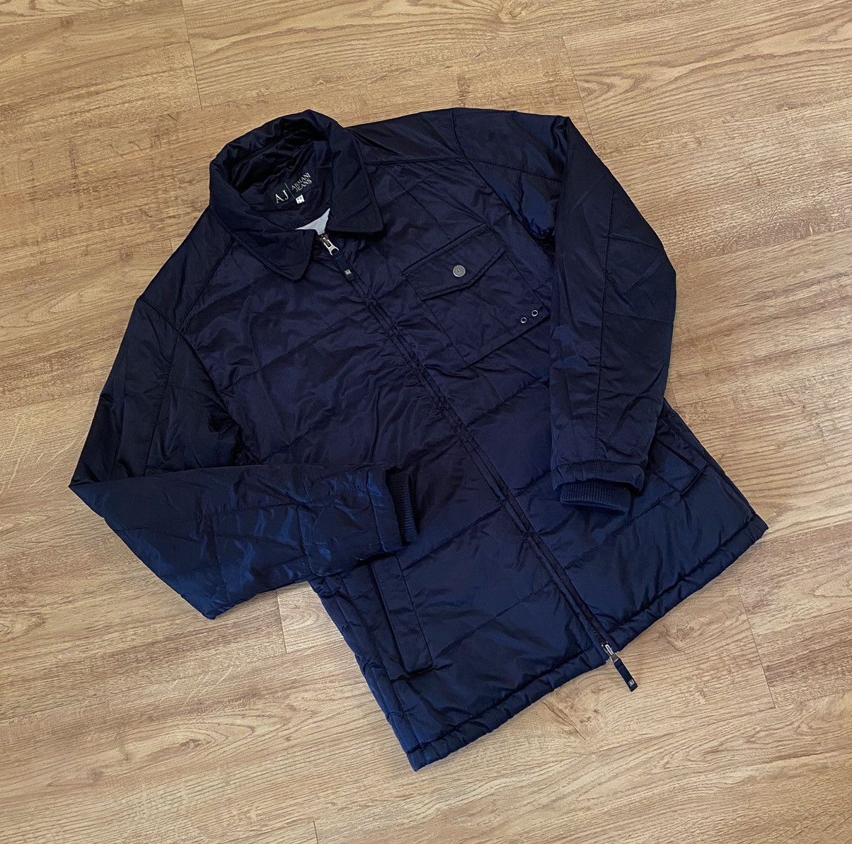 Armani Armani Nylon Winter Bomber x Vintage x Rare Size US L / EU 52-54 / 3 - 2 Thumbnail