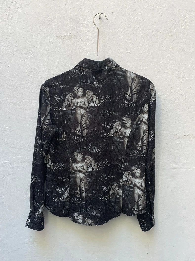 Jean Paul Gaultier Jean Paul Gaultier 99SS Fallen Angel Statue Mesh Shirt 2504 Size US XXS / EU 40 - 6 Thumbnail