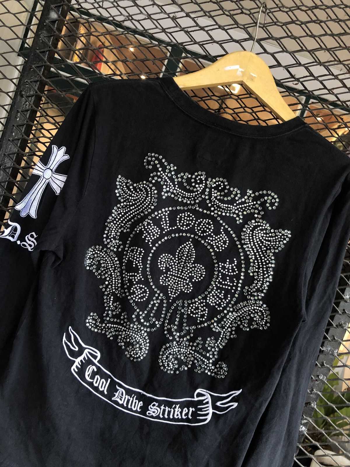 If Six Was Nine × Japanese Brand × Le Grande Bleu (L.G.B.) JAPANESE C.D.S BLACK SENSE LONGSLEEVE CHROME HEART STYLE Size US M / EU 48-50 / 2 - 8 Thumbnail