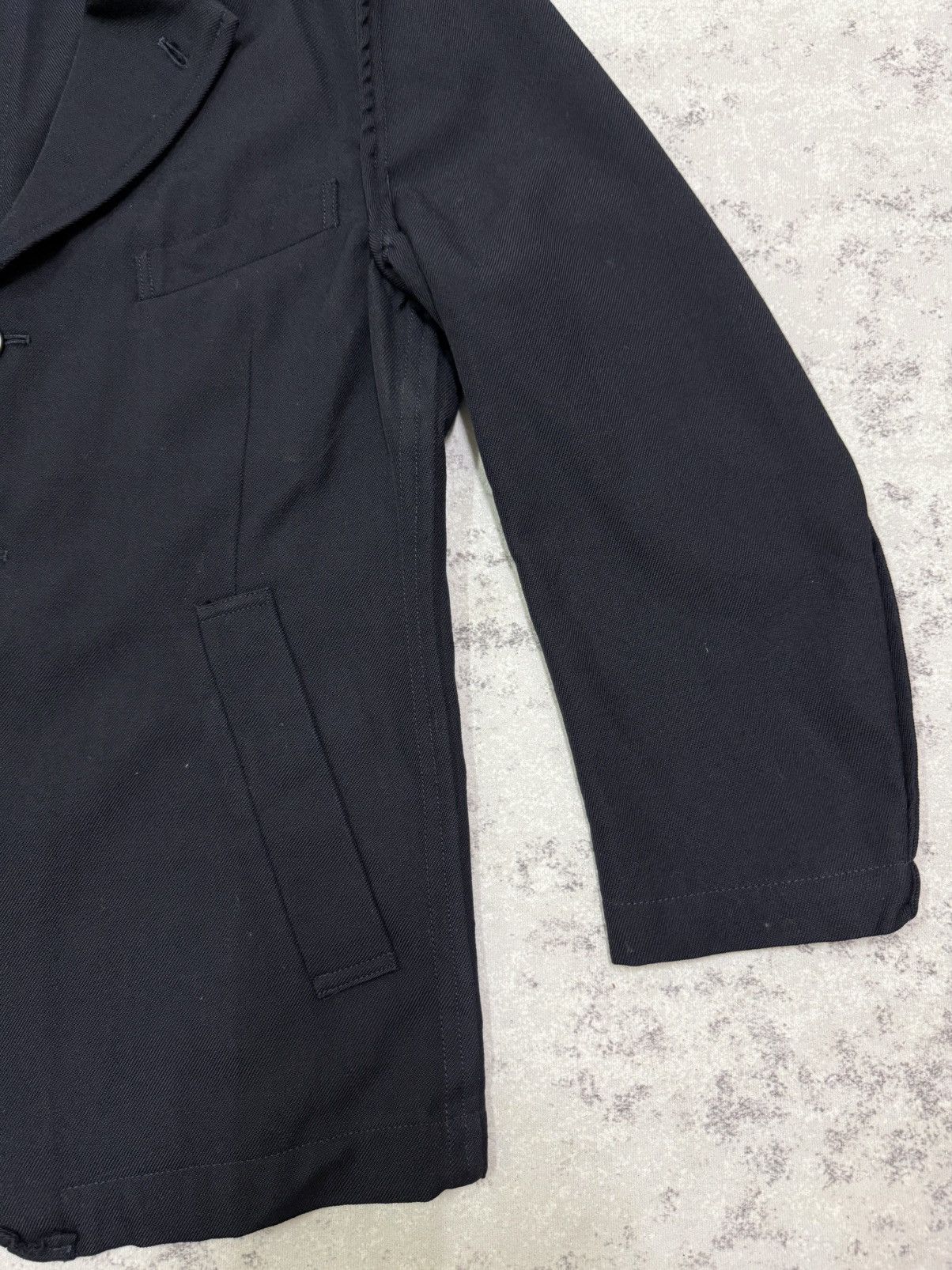 Comme des Garcons Homme Plus AD1998 Comme Des Garcons Homme Plus Linen Wool Coat Jacket Size US M / EU 48-50 / 2 - 6 Thumbnail