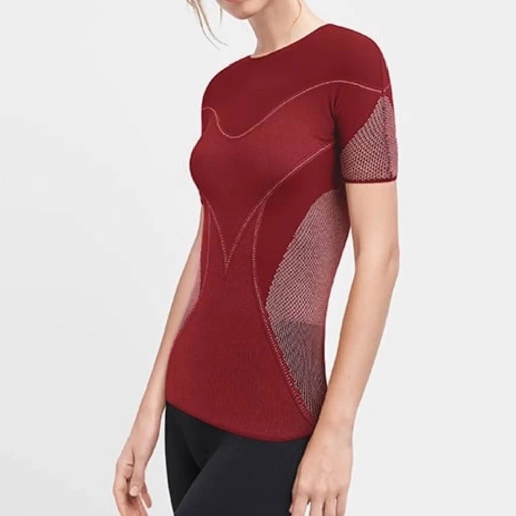 Wolford NWT Wolford Zen Shirt Short Sleeves Currant Xs Size XS / US 0-2 / IT 36-38 - 1 Thumbnail