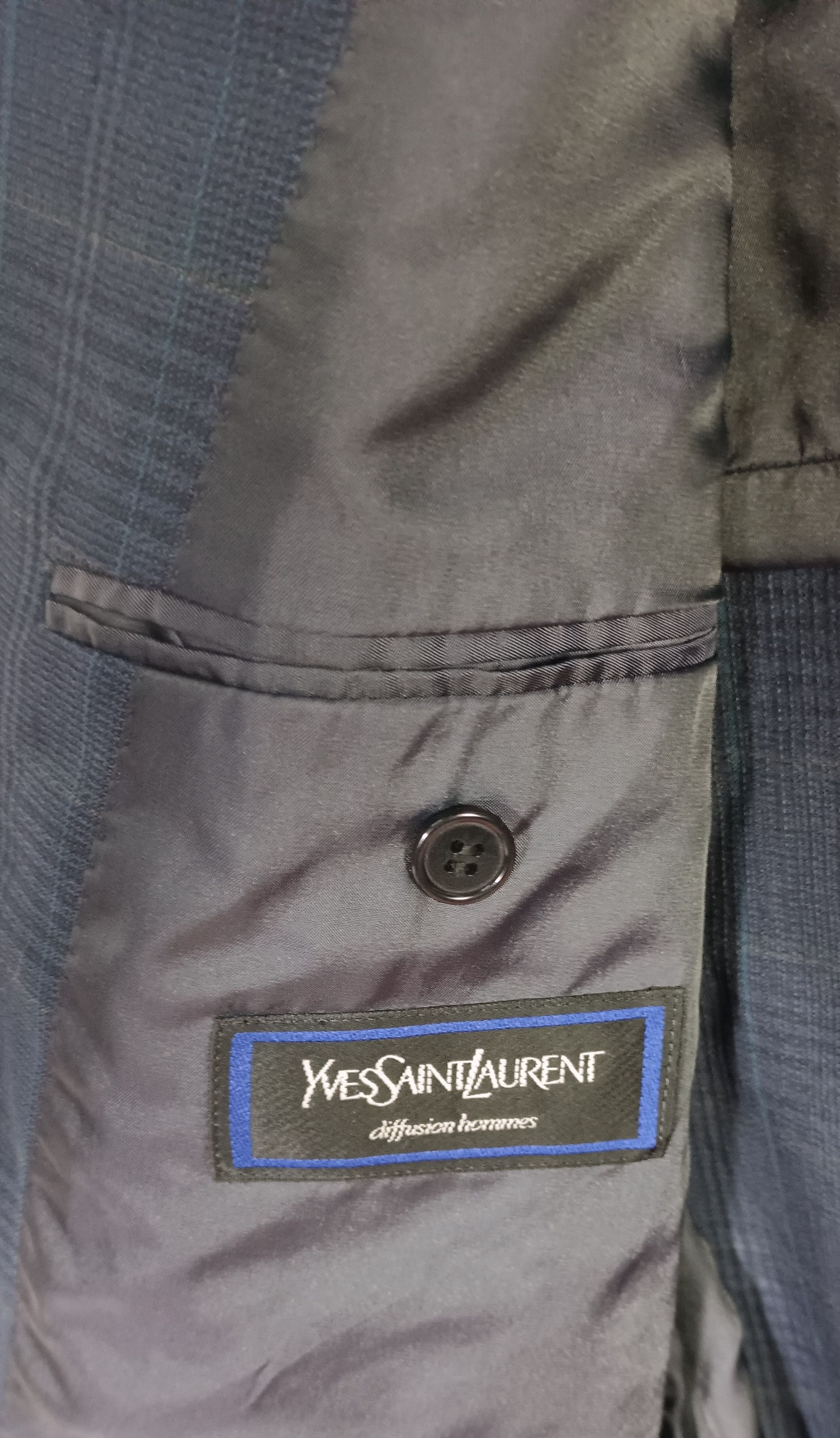 Yves Saint Laurent Yves Saint Laurent Hickory Suit Blazer Size 40R - 7 Thumbnail