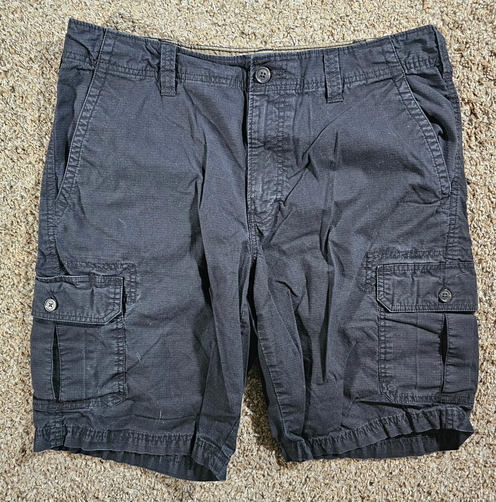 Joseph Abboud Joseph Abboud Sz 34 Black Cargo Shorts Size US 34 / EU 50 - 1 Thumbnail