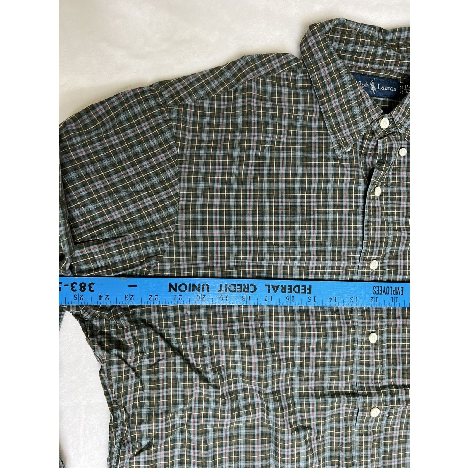 Polo Ralph Lauren Polo Ralph Lauren Long Sleeve Button Up Shirt Size XL 17 1/2 Size US XL / EU 56 / 4 - 3 Thumbnail