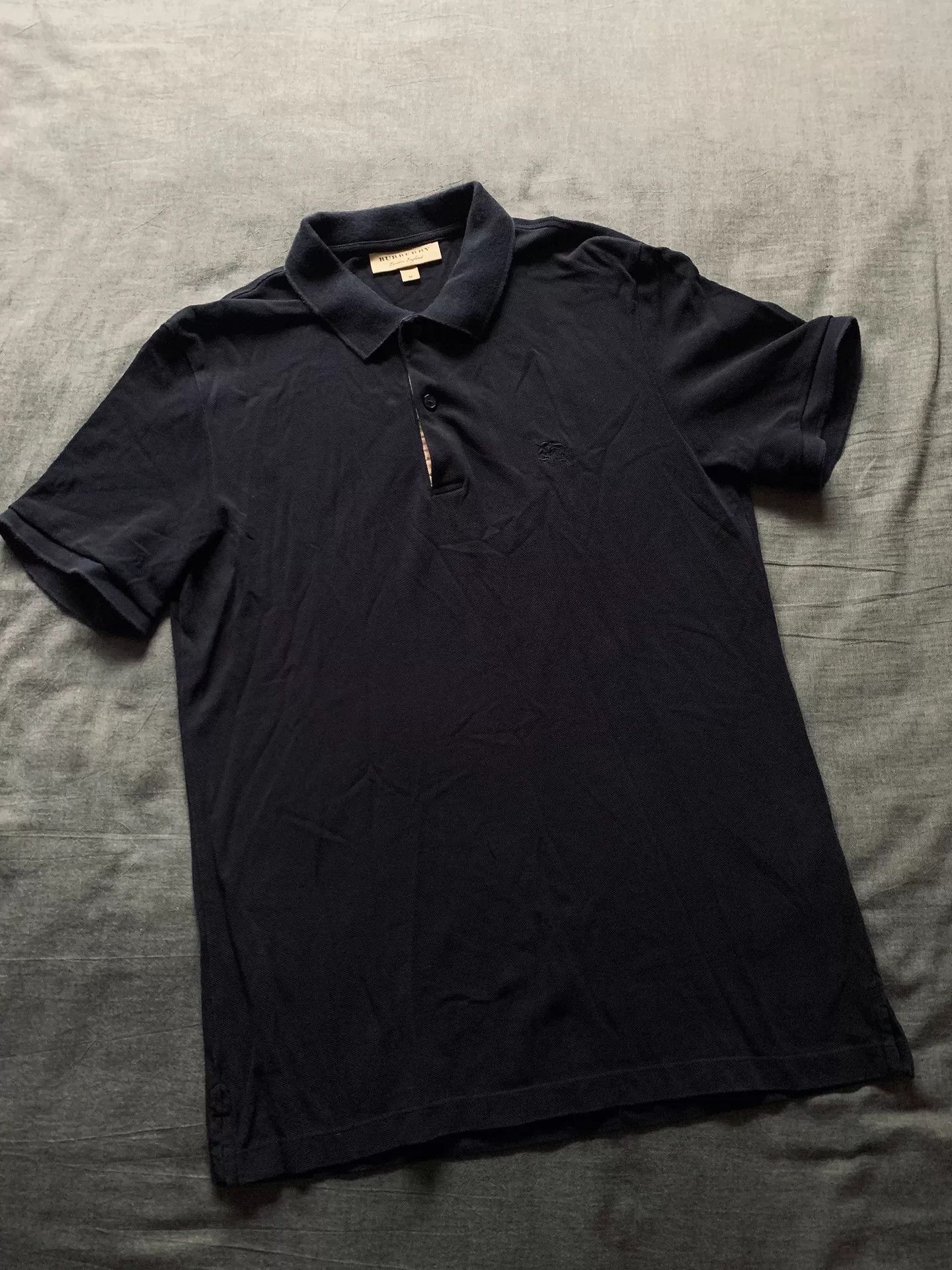 Burberry Burberry War Horse Embroidery Navy Polo Size US M / EU 48-50 / 2 - 1 Thumbnail
