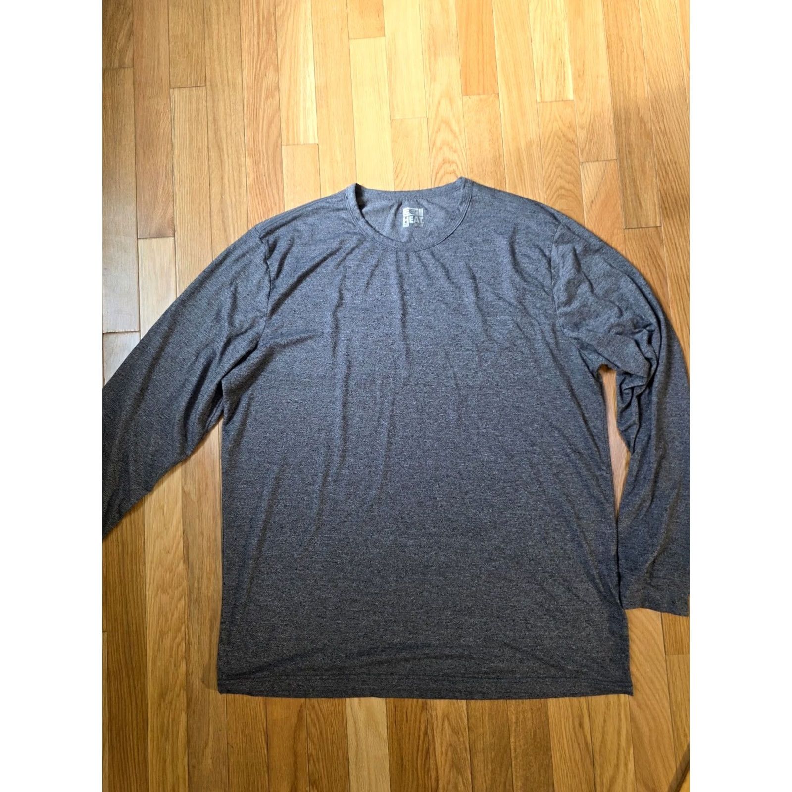 Vintage 32 Degrees Heat Thermal Long Sleeve Shirt Mens 2XL Gray Round Neck Pullover Size US XXL / EU 58 / 5 - 2 Thumbnail