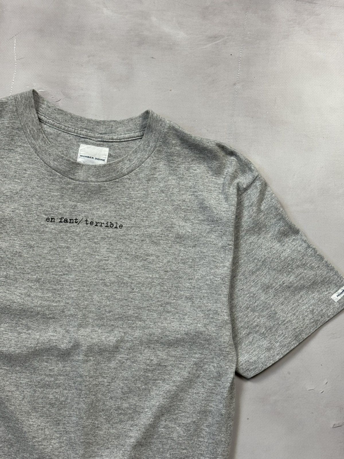 Number (N)ine SS99 Number Nine Enfant/Terrible Tee(Grey/M) Size US M / EU 48-50 / 2 - 2 Thumbnail