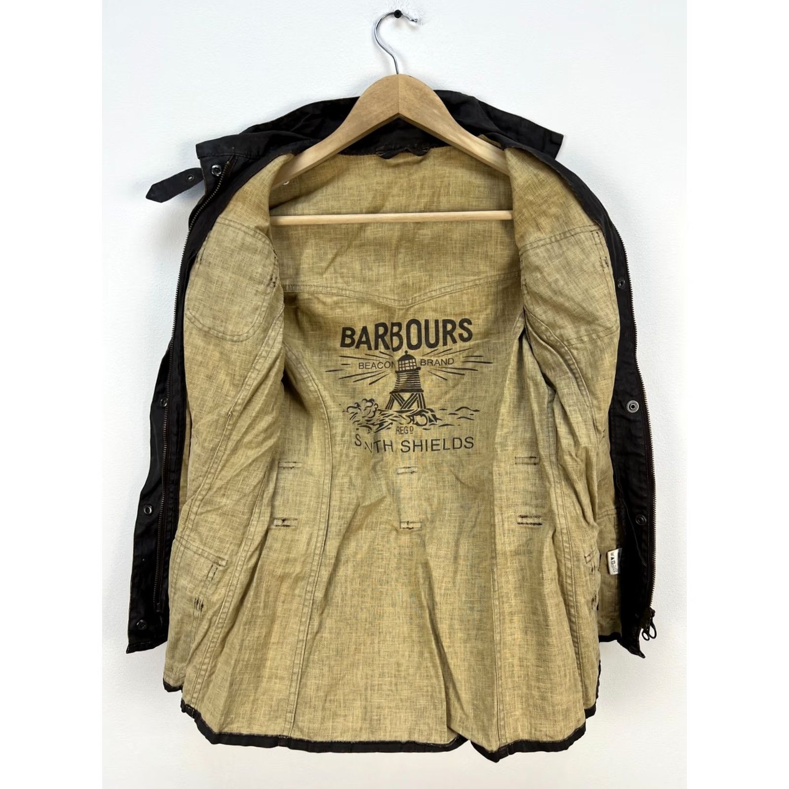 Barbour Barbour Duralinen International Jacket Dark Brown Ladies UK8 US4 Jacket Womens Barbour Duralinen International Dark Brown UK8 US4 Womens Version Size S / US 4 / IT 40 - 3 Thumbnail
