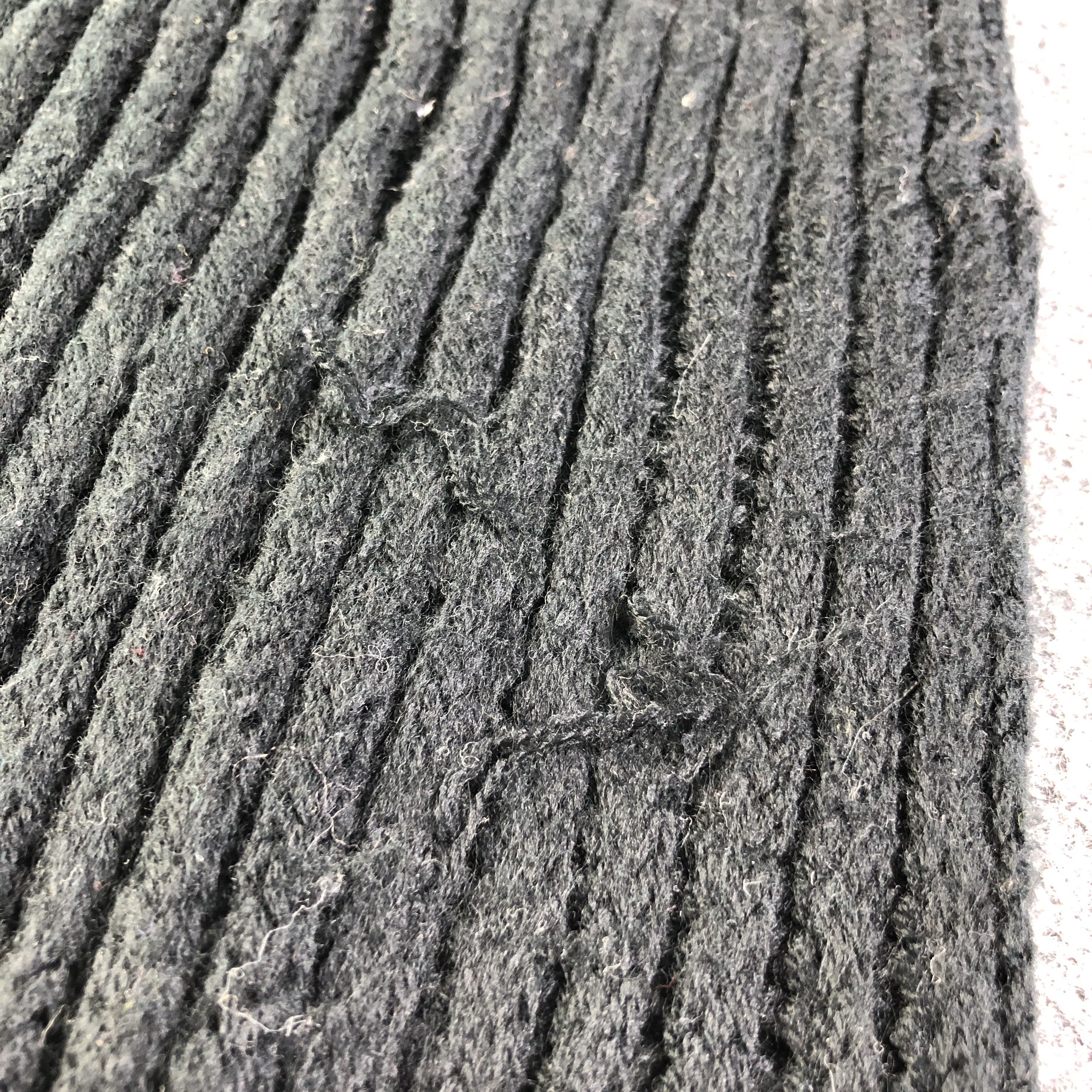 Yohji Yamamoto Yohji Yamamoto Knit Ribbed Scarf Muffler V2643 Size ONE SIZE - 7 Thumbnail