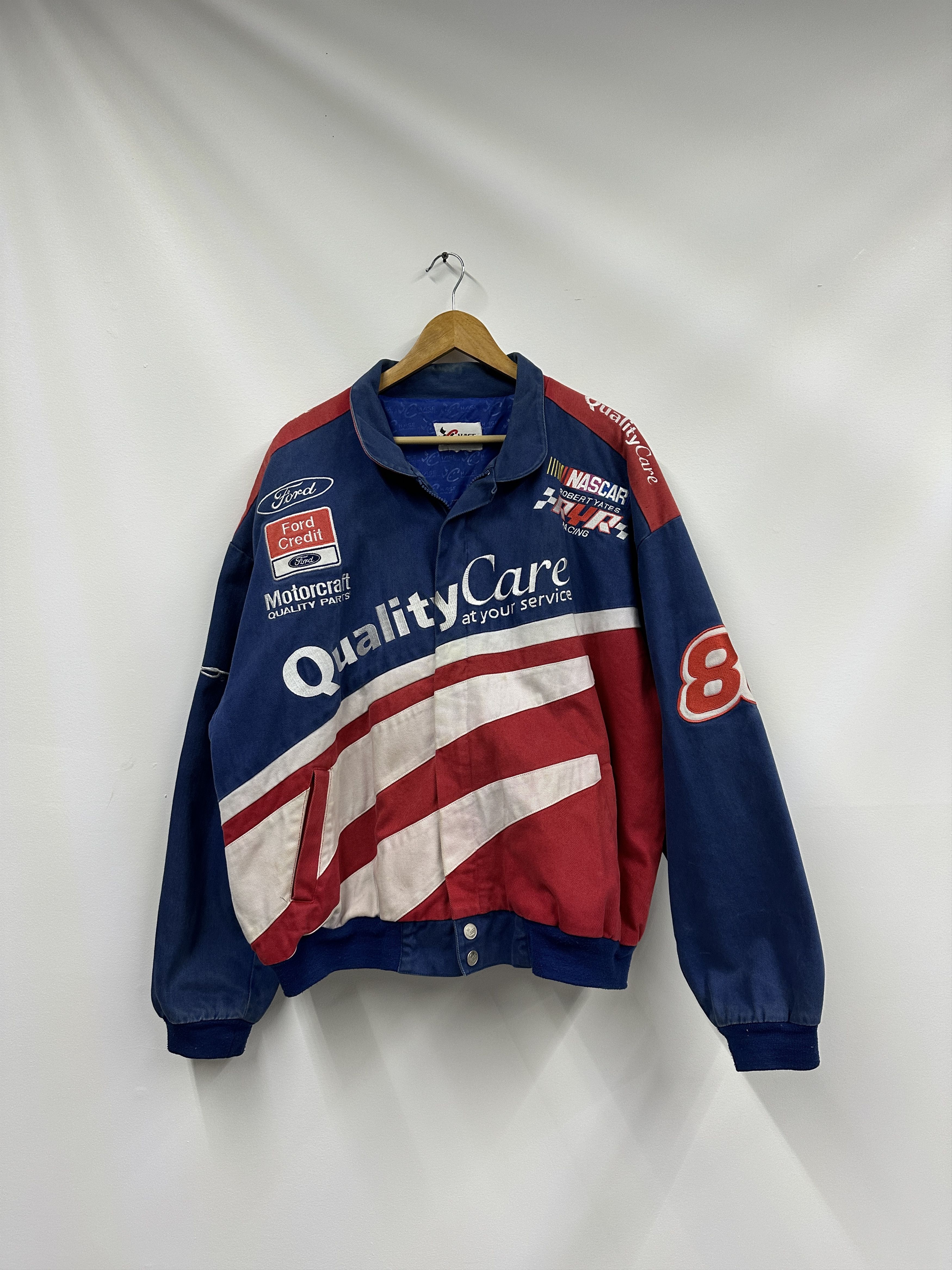 Other Vintage NASCAR Quality Care Racing Jacket Ford Y2K Large Size US L / EU 52-54 / 3 - 1 Thumbnail