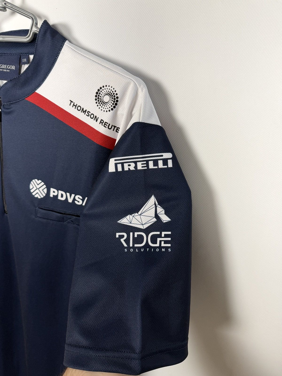 McGregor Formula 1 McGregor Racing 1/4 Zip T-Shirt Williams F1 XXL Size US XXL / EU 58 / 5 - 8 Thumbnail