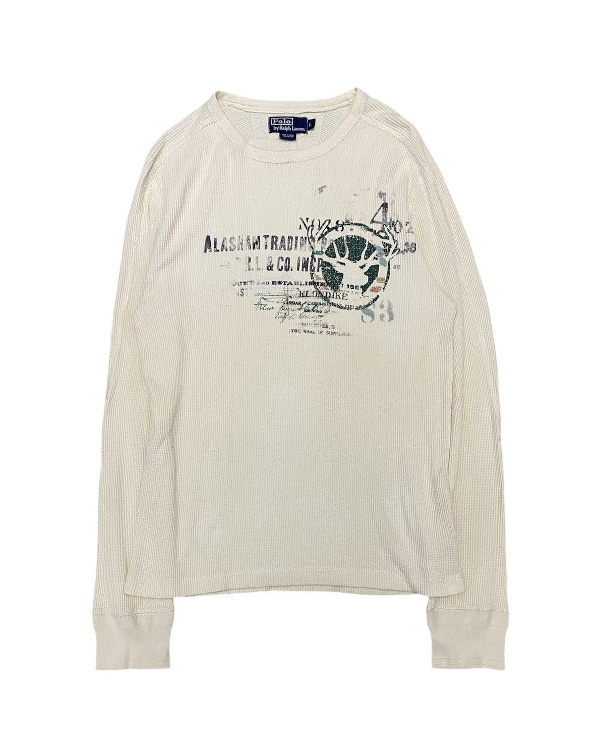 Polo Ralph Lauren Vtg Polo Ralph Lauren Thermal Wafer knit Size US L / EU 52-54 / 3 - 1 Thumbnail