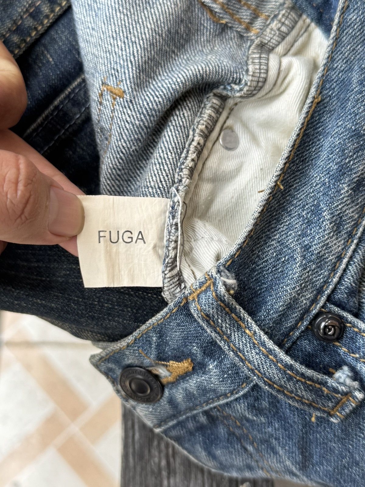 Le Grande Bleu (L.G.B.) Flared Fuga Double Layers 1of1 Denim Pants Goa ifsix Styled Size US 29 - 16 Thumbnail