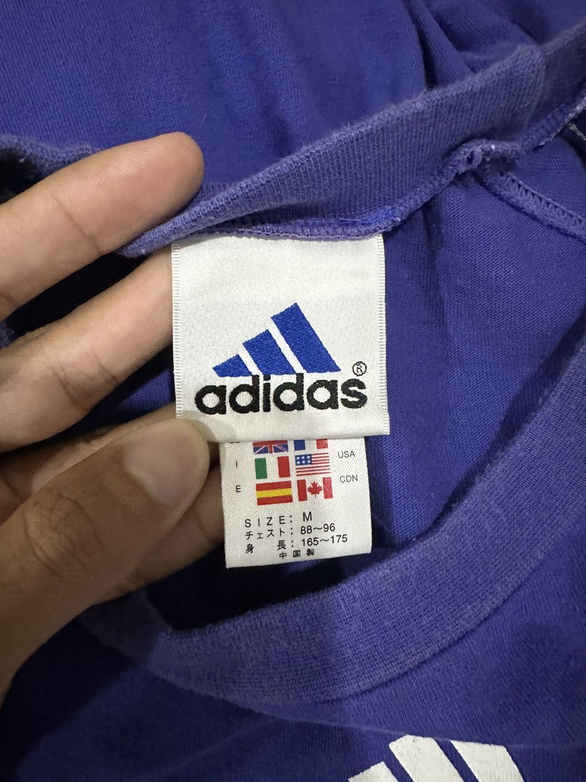 Adidas Adidas X Japan National Team x Tshirt x Vintage Size US M / EU 48-50 / 2 - 7 Thumbnail