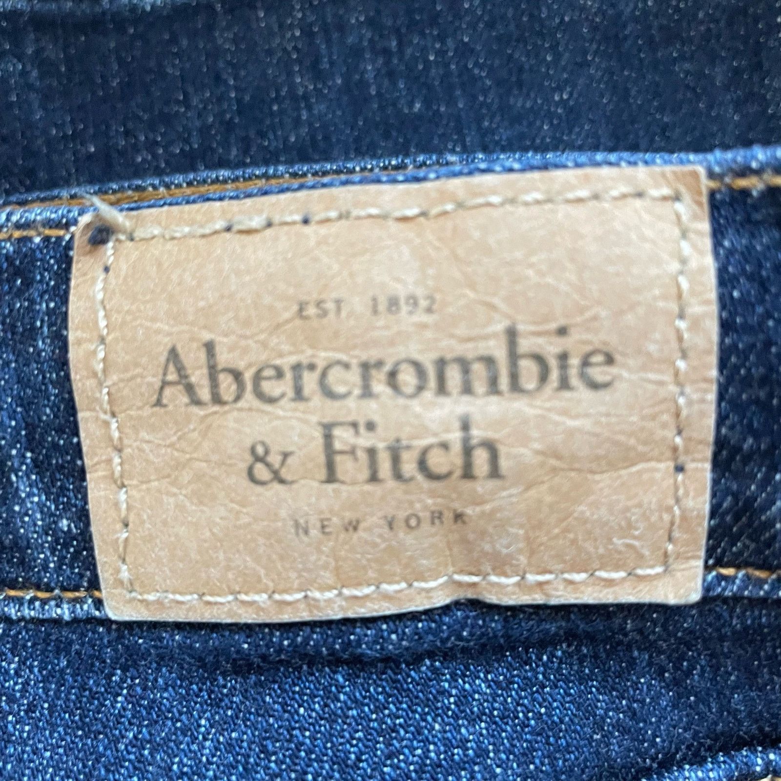 Abercrombie & Fitch Abercrombie & Fitch Straight Leg Jeans 4 Stretch Denim Size 27" / US 4 / IT 40 - 4 Thumbnail