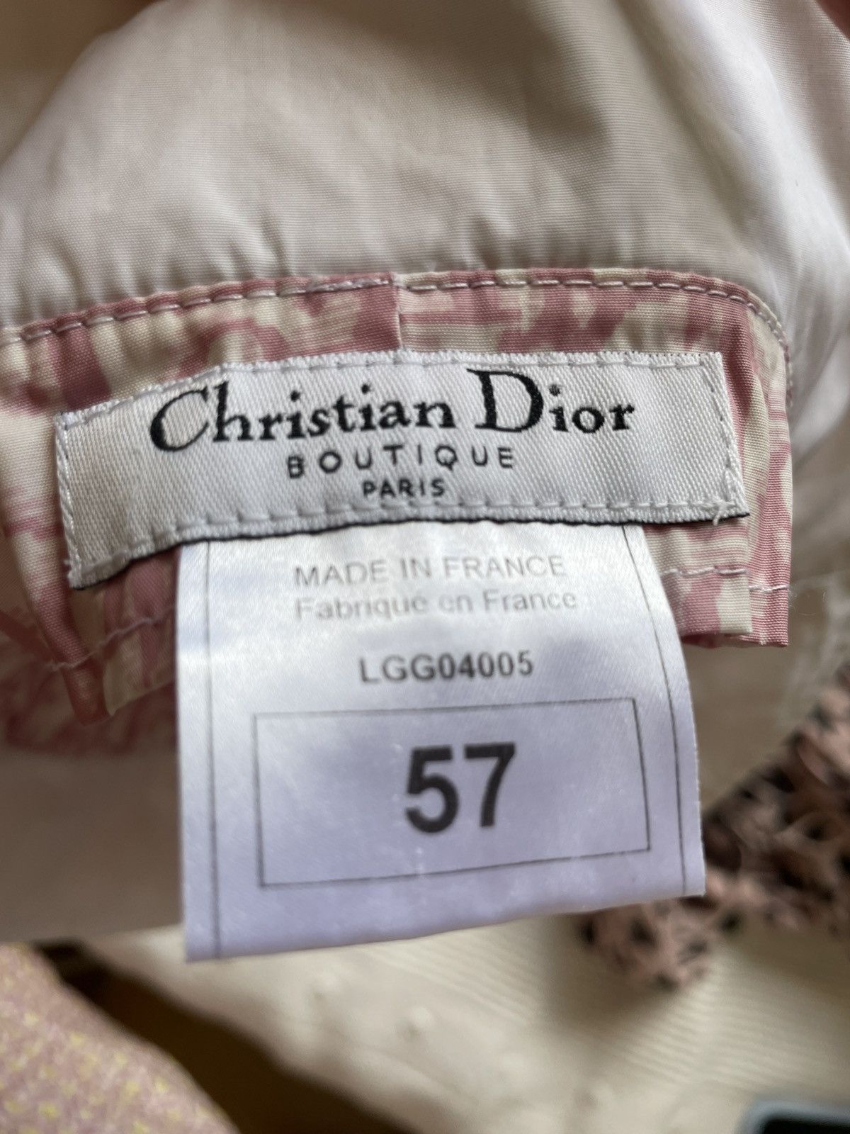 Dior CHRISTIAN DIOR VINTAGE MONOGRAM BOB HAT Size ONE SIZE - 5 Thumbnail