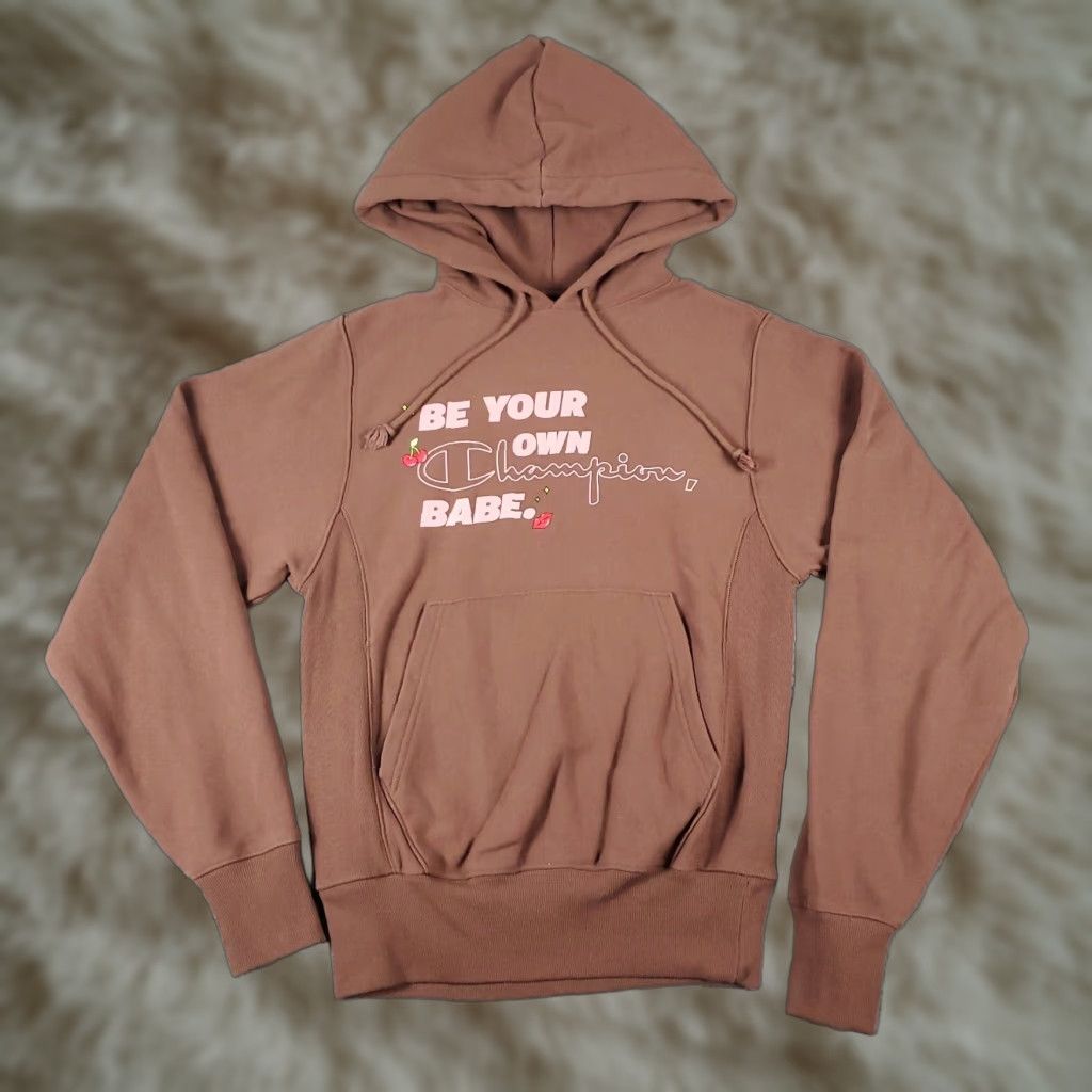 Champion Champion Womens Sweatshirt Brown XS Extra Large Reverse Weave Hoodie Size XS / US 0-2 / IT 36-38 - 1 Thumbnail