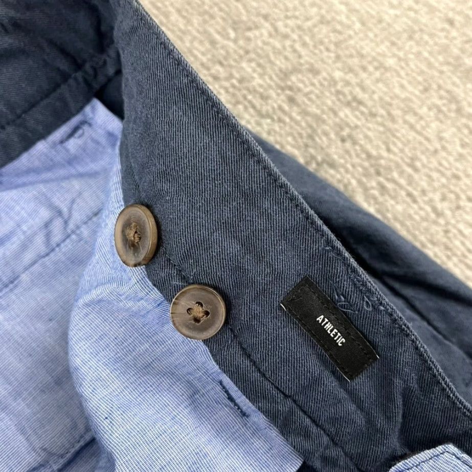 Bonobos BONOBOS Pants Mens 35 x 32 Athletic Fit Chino Blue 5-Pocket Casual Travel Golf Work Shirt? Size US 35 - 3 Thumbnail