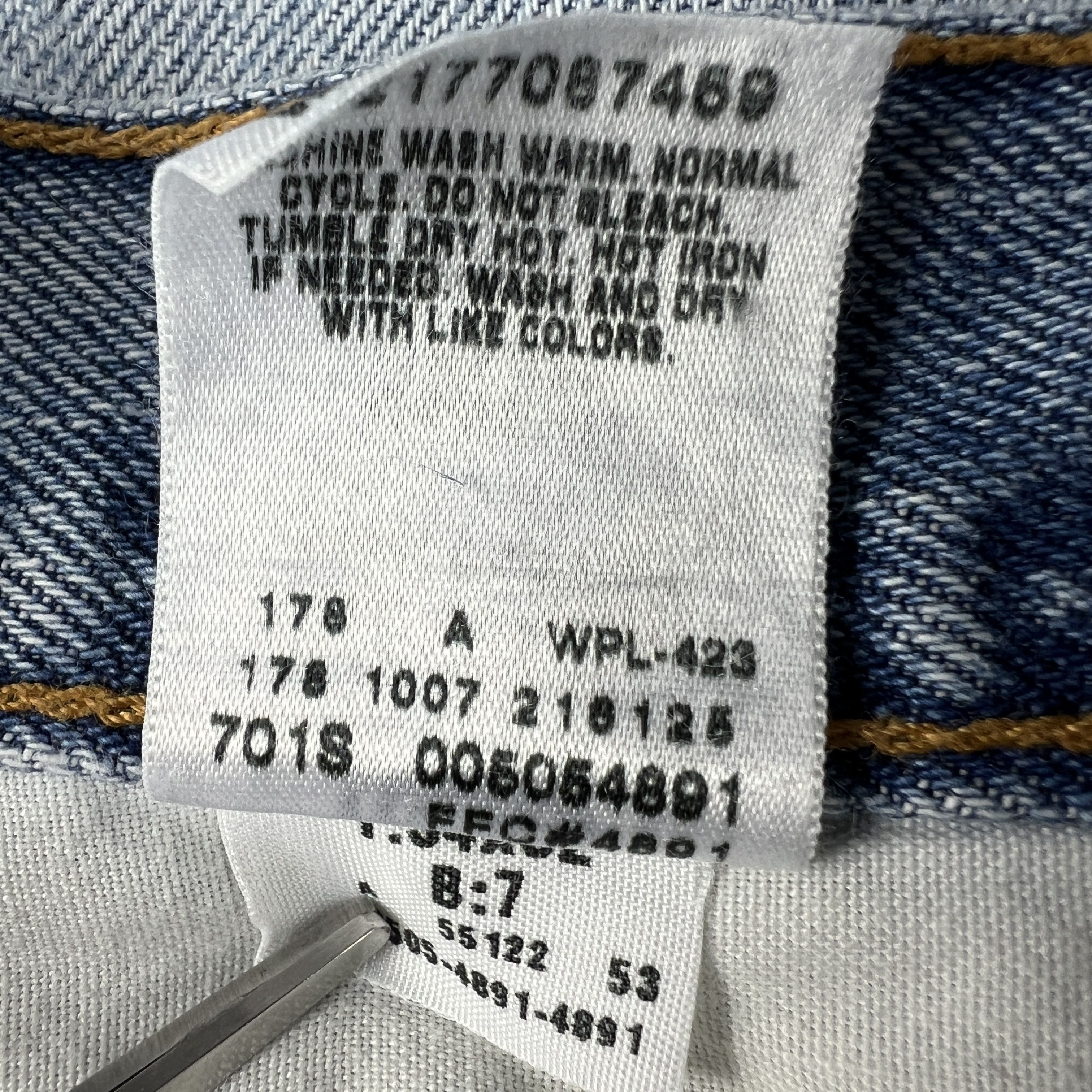 Levi's × Vintage Y2K Levi's Jeans 505 Straight Blue Faded Distressed Denim Size US 34 / EU 50 - 11 Thumbnail