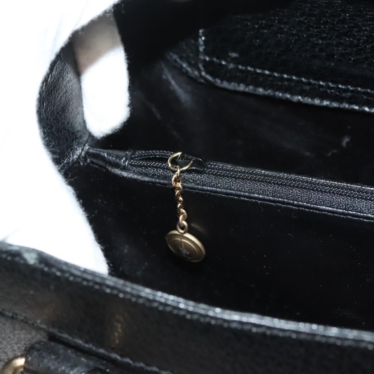 Gucci GUCCI Bamboo Hand Bag Leather Black Gold 002 002 Size ONE SIZE - 18 Thumbnail