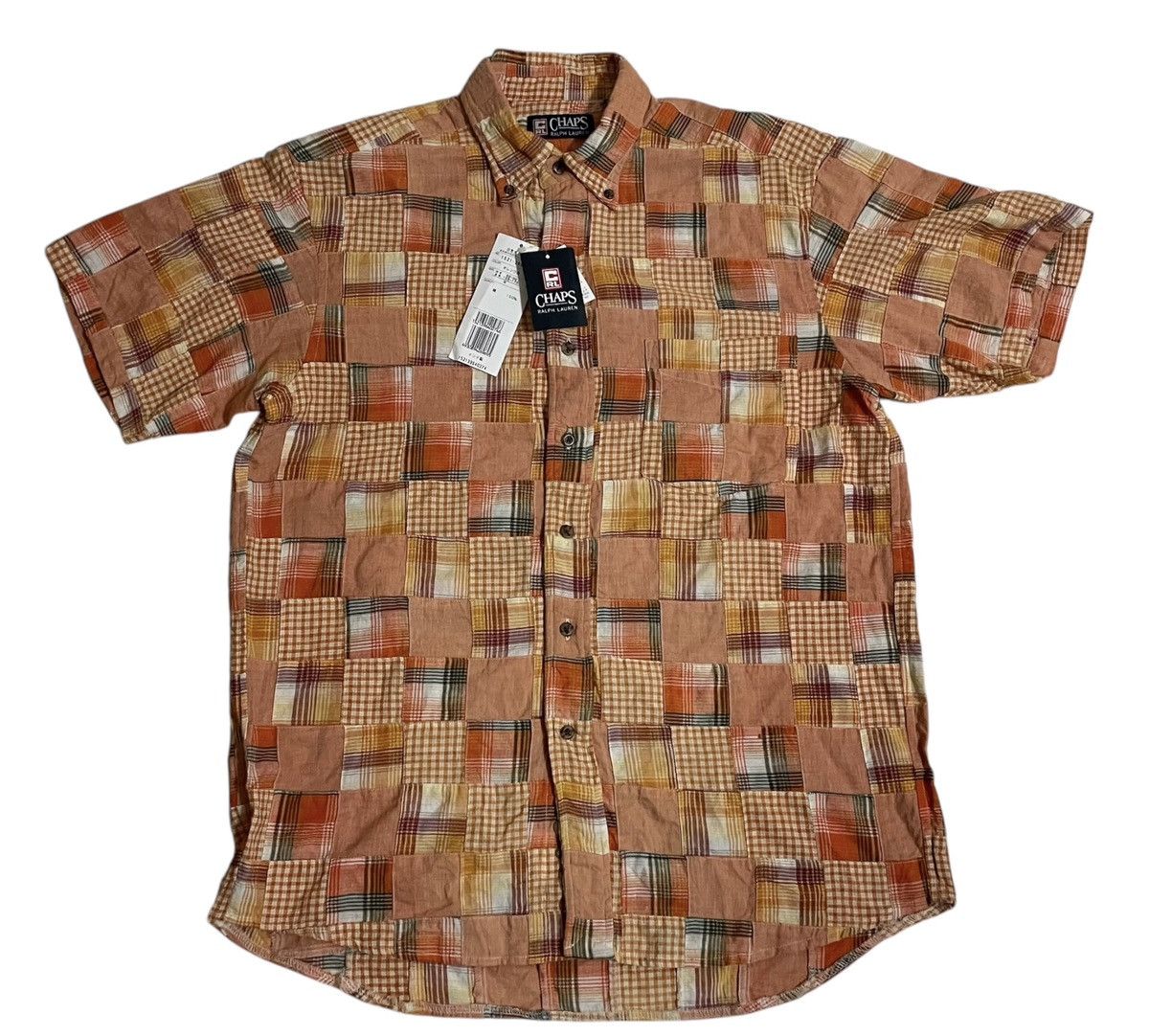 Chaps Ralph Lauren Chaps Ralph Lauren Pacthwork Tshirt Size US M / EU 48-50 / 2 - 1 Thumbnail