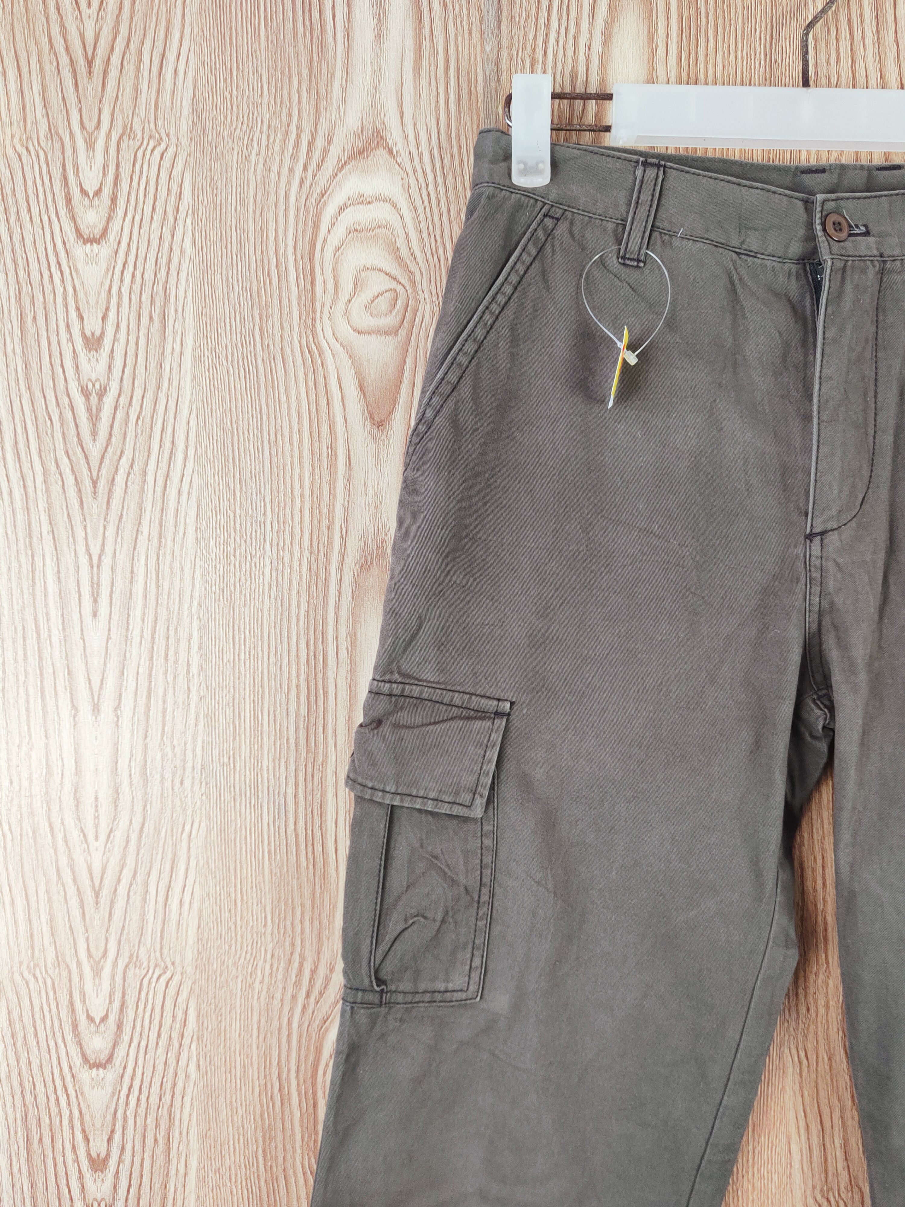 Japanese Brand Japanese Brand Brown Multipocket Tactical Cargo Pants #W912 Size US 29 - 3 Thumbnail