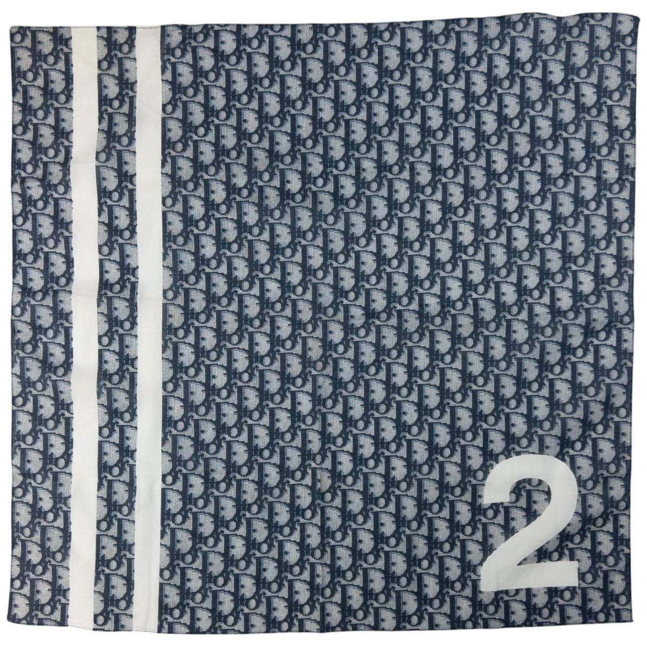 Dior Vintage Dior Monogram Number Handkerchief Size ONE SIZE - 1 Thumbnail