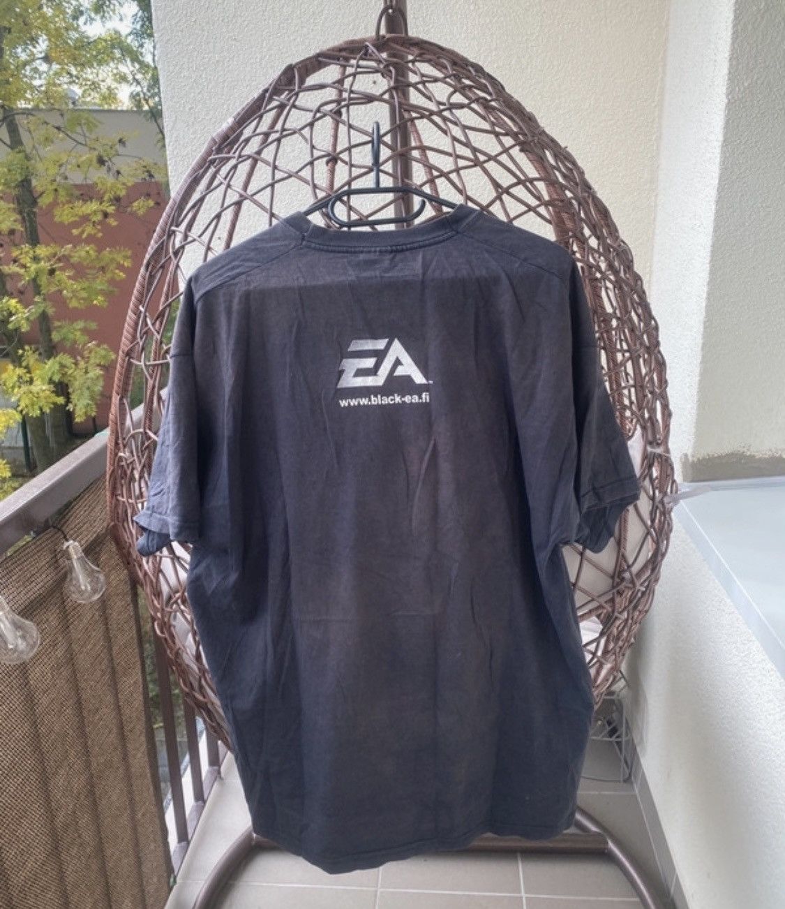 Vintage Ultra rare gaming black ps2 promo EA promo vintage tee 00s Size US XL / EU 56 / 4 - 4 Thumbnail