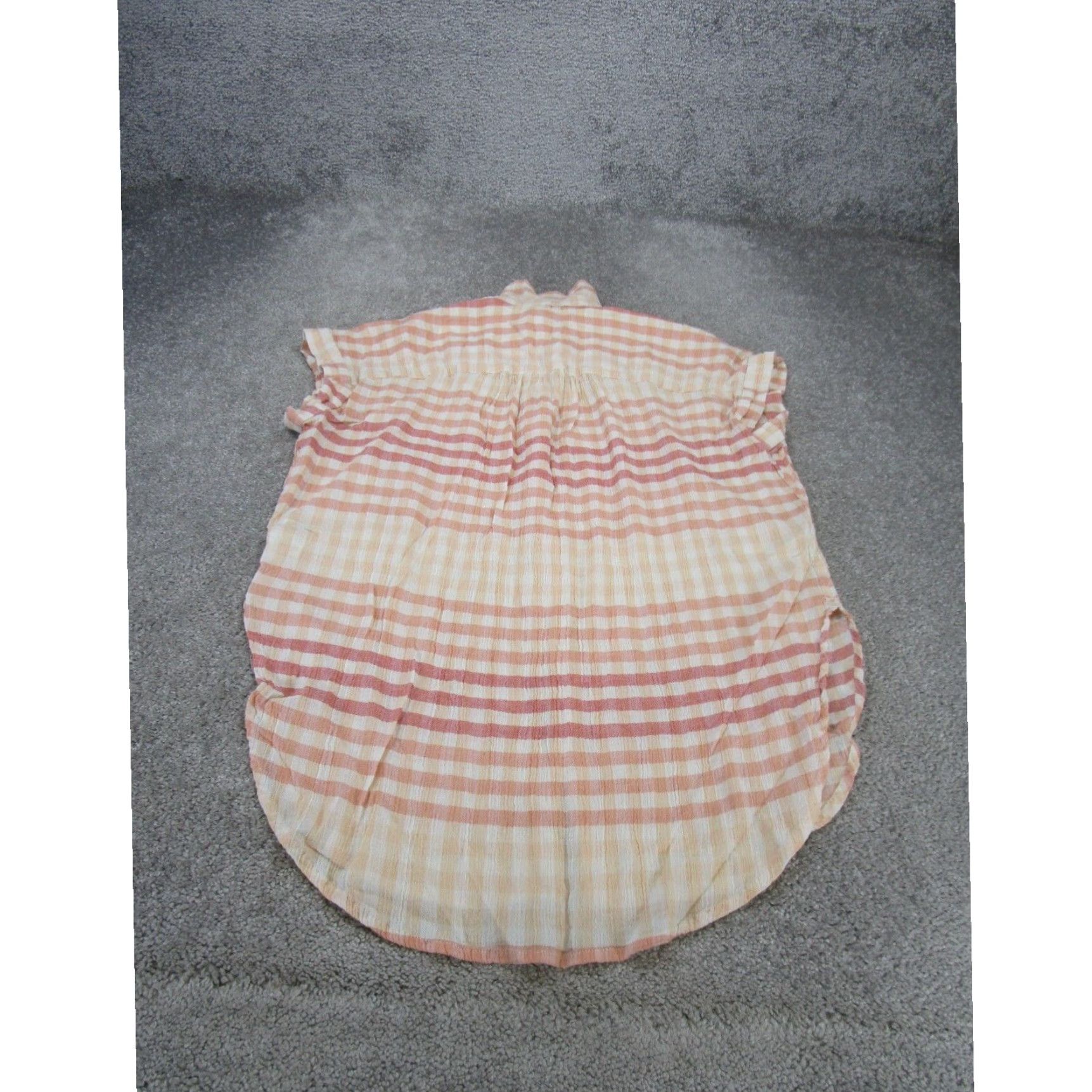 Madewell Madewell Womens Small Cotton Central Tunic Shirt Orange Size S / US 4 / IT 40 - 3 Thumbnail