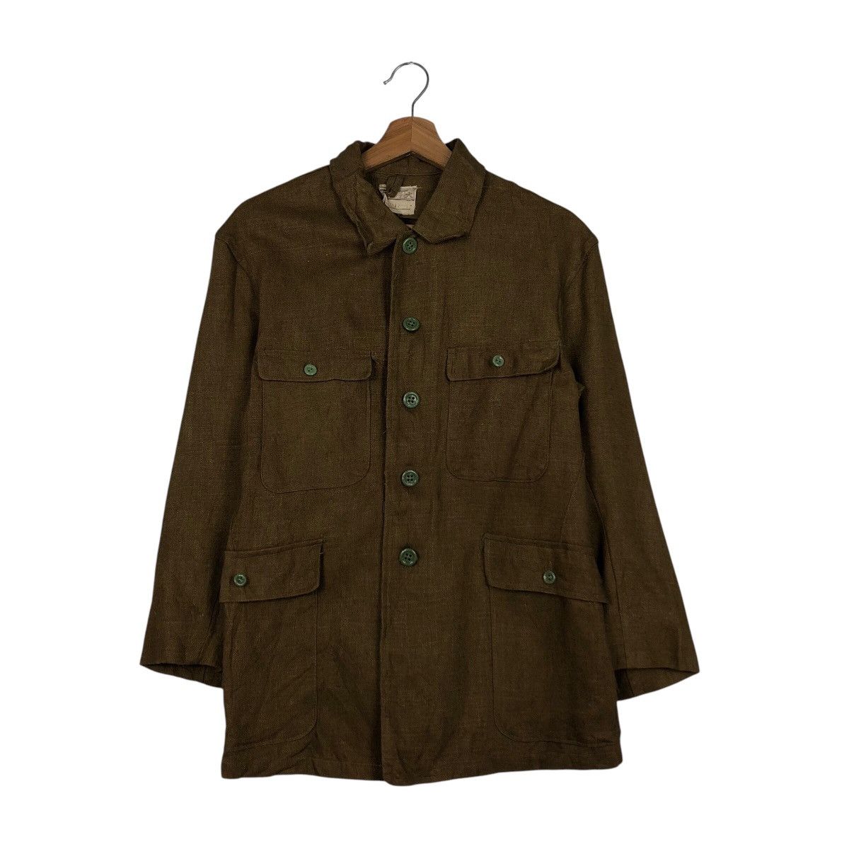 Vintage 📌Vintage Chore Military Worker Jacket Cargo Multi Pockets Size US M / EU 48-50 / 2 - 2 Thumbnail