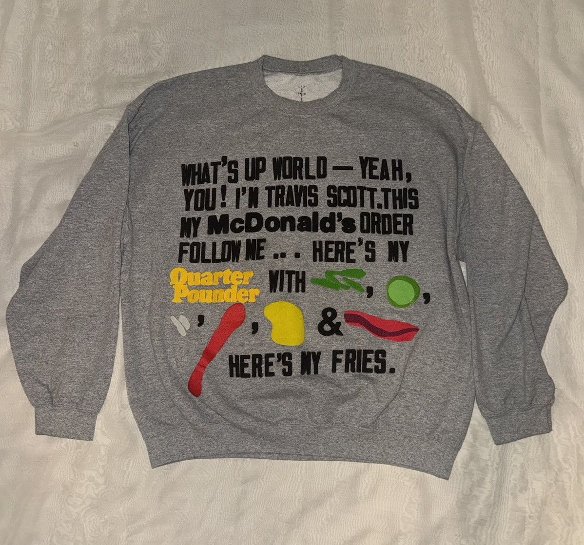 Travis Scott Travis Scott x CPFM 4 CJ Script Crewneck Size US L / EU 52-54 / 3 - 1 Thumbnail