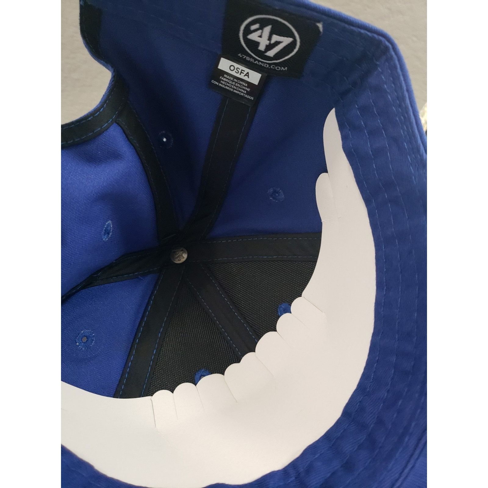 47 Southern Methodist SMU Mustangs Hat MVP Snap Blue 47 Brand Size ONE SIZE - 5 Thumbnail