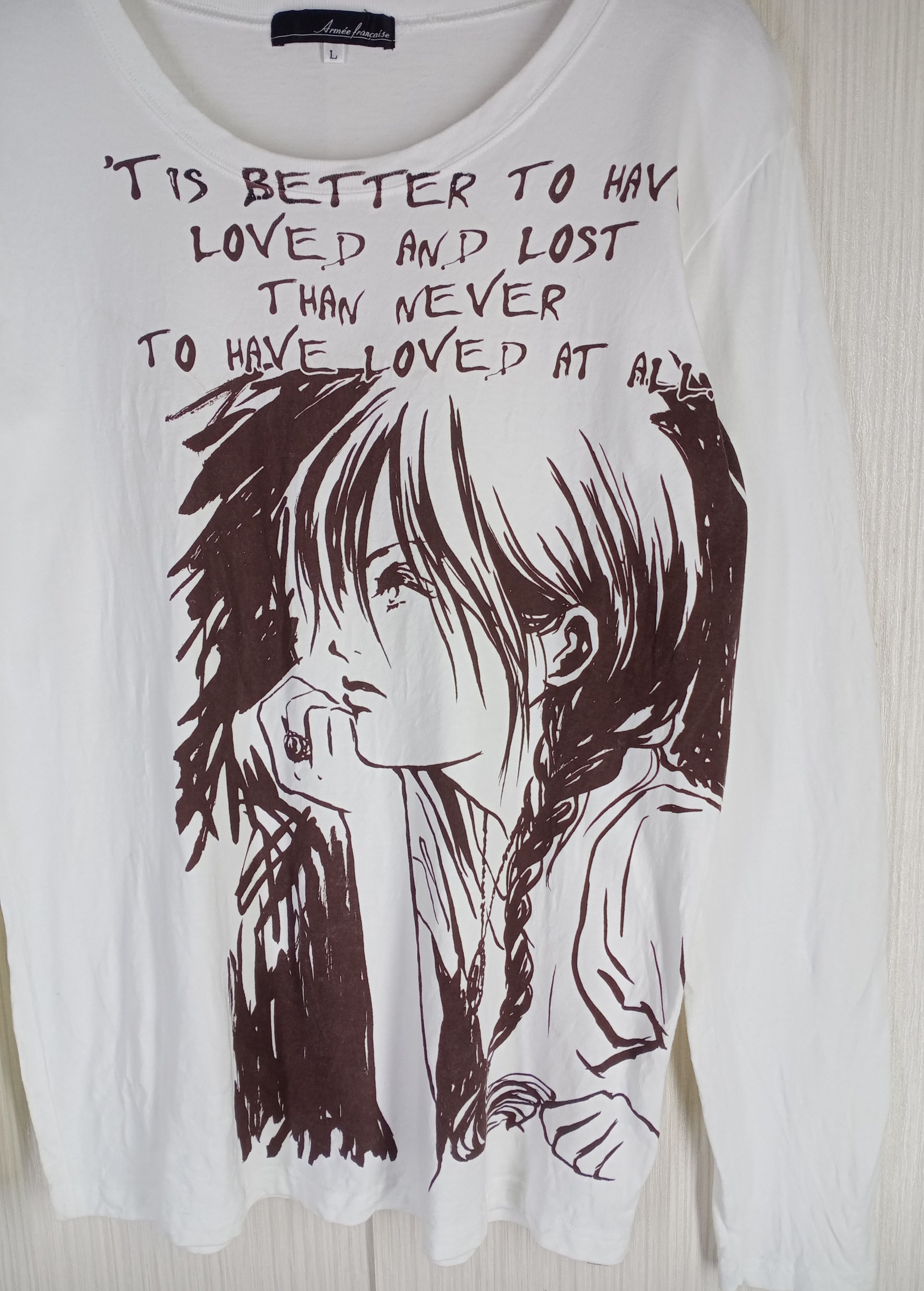 Anime Vintage Armee Francaise Japanese Anime Long Sleeve Tshirt Size US M / EU 48-50 / 2 - 3 Thumbnail