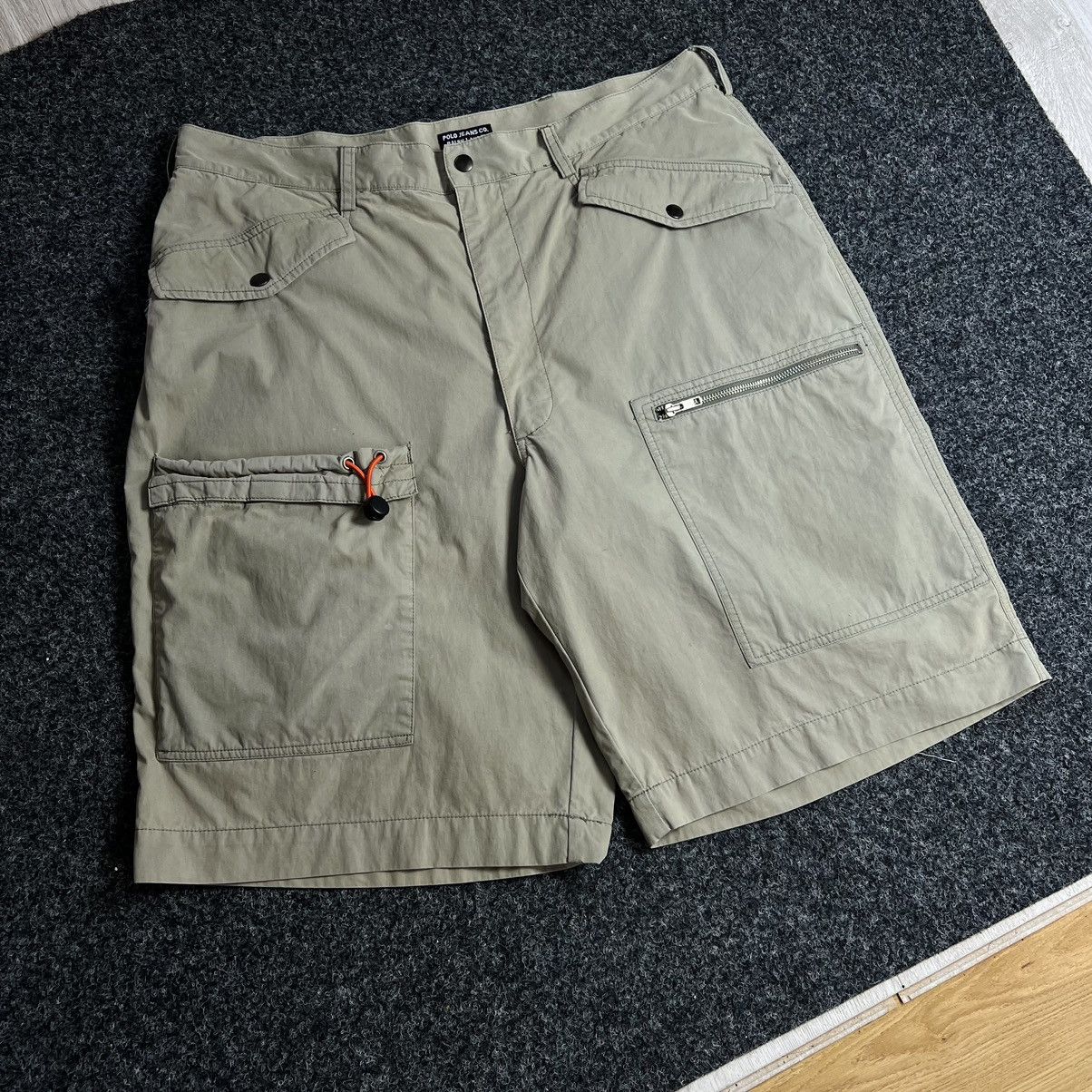 Polo Ralph Lauren × Vintage Shorts polo jeans Ralph Lauren vintage cargo military Size US 36 / EU 52 - 1 Thumbnail
