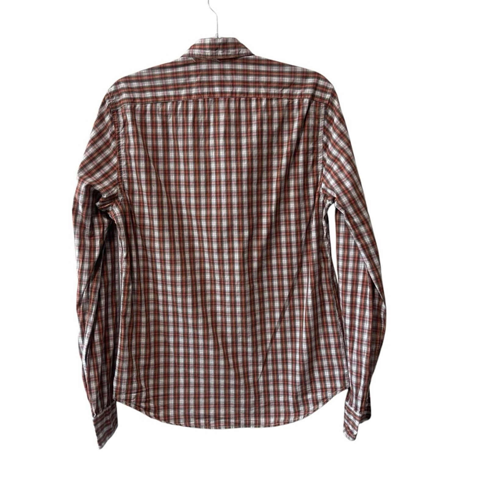Scotch & Soda Scotch & Soda LS Collared Button Up Plaid Shirt Red Multi M Size US M / EU 48-50 / 2 - 2 Thumbnail