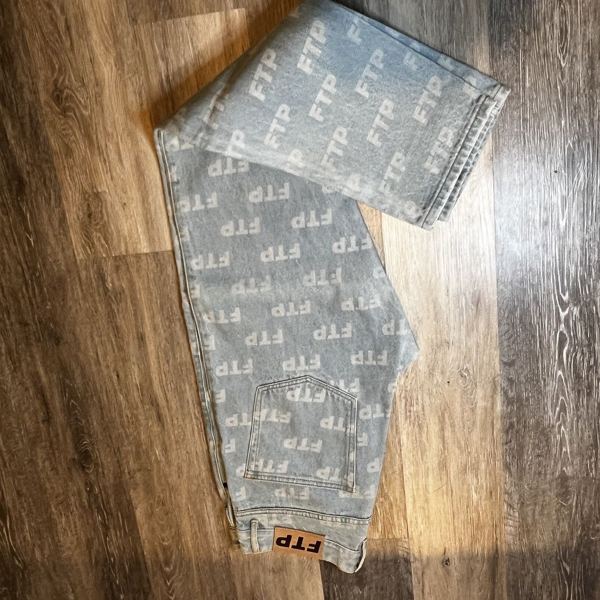 Fuck The Population Fuck The Population Allover Denim pant Jeans Size US 32 / EU 48 - 3 Thumbnail