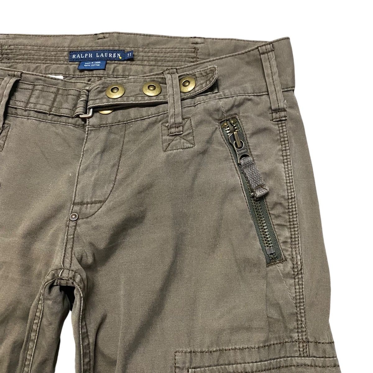 Polo Ralph Lauren Vintage Polo Ralph Lauren Cargo Pants Belted Size 30" / US 8 / IT 44 - 5 Thumbnail