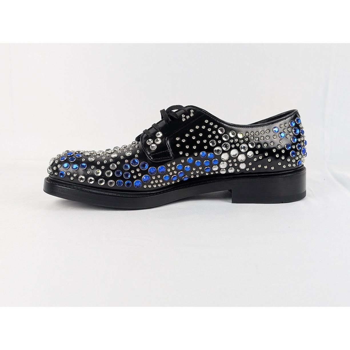 Prada o1rshd1 Leather Shoes in Nero in Nero Size US 10.5 / EU 43-44 - 2 Thumbnail