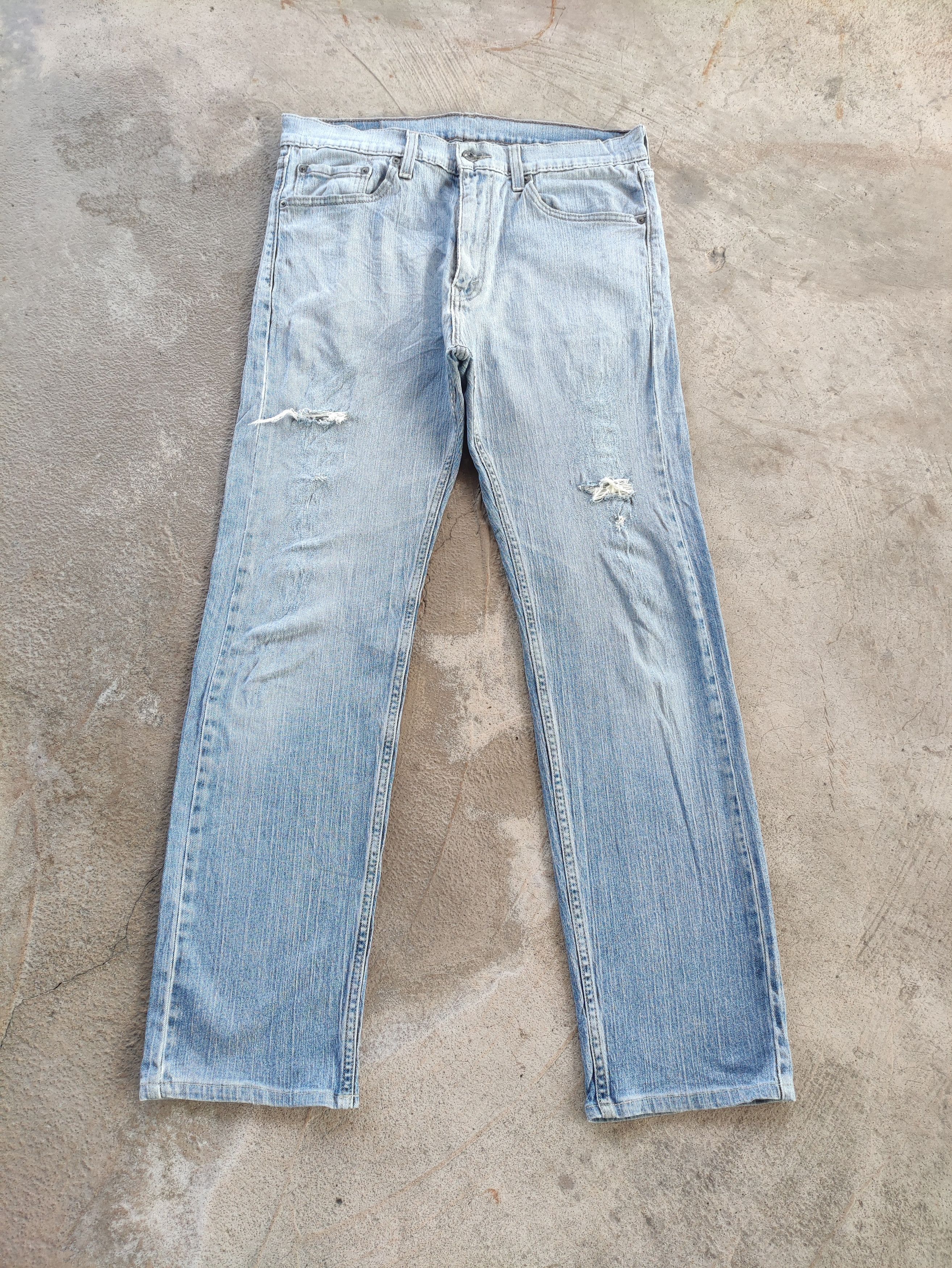 Levi's Vintage Levis Jean Distressed Faded Denim Pants Size US 33 - 1 Thumbnail