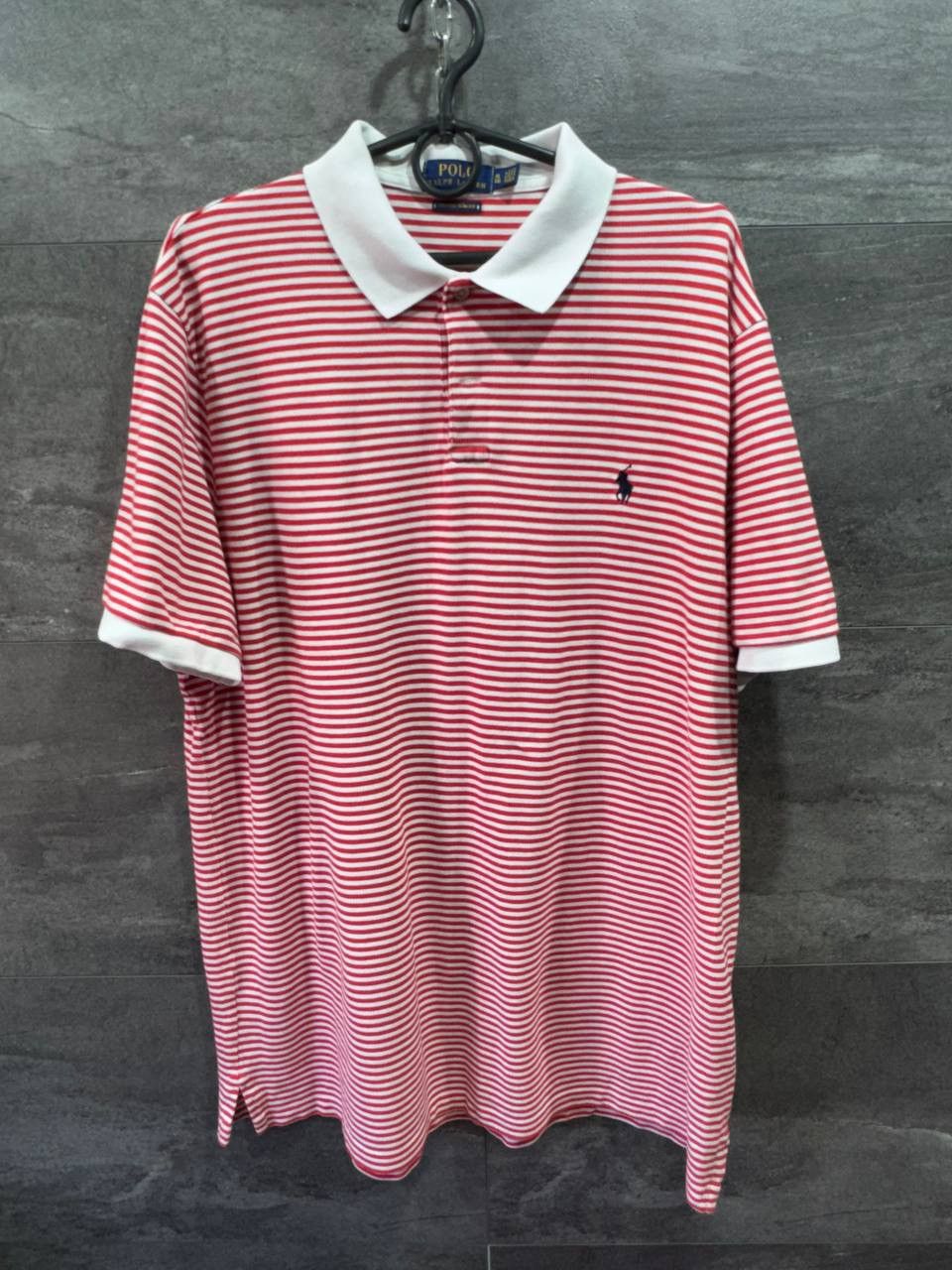 Vintage Polo Ralph Lauren Vintage Striped Polo Shirt Size US XL / EU 56 / 4 - 1 Thumbnail