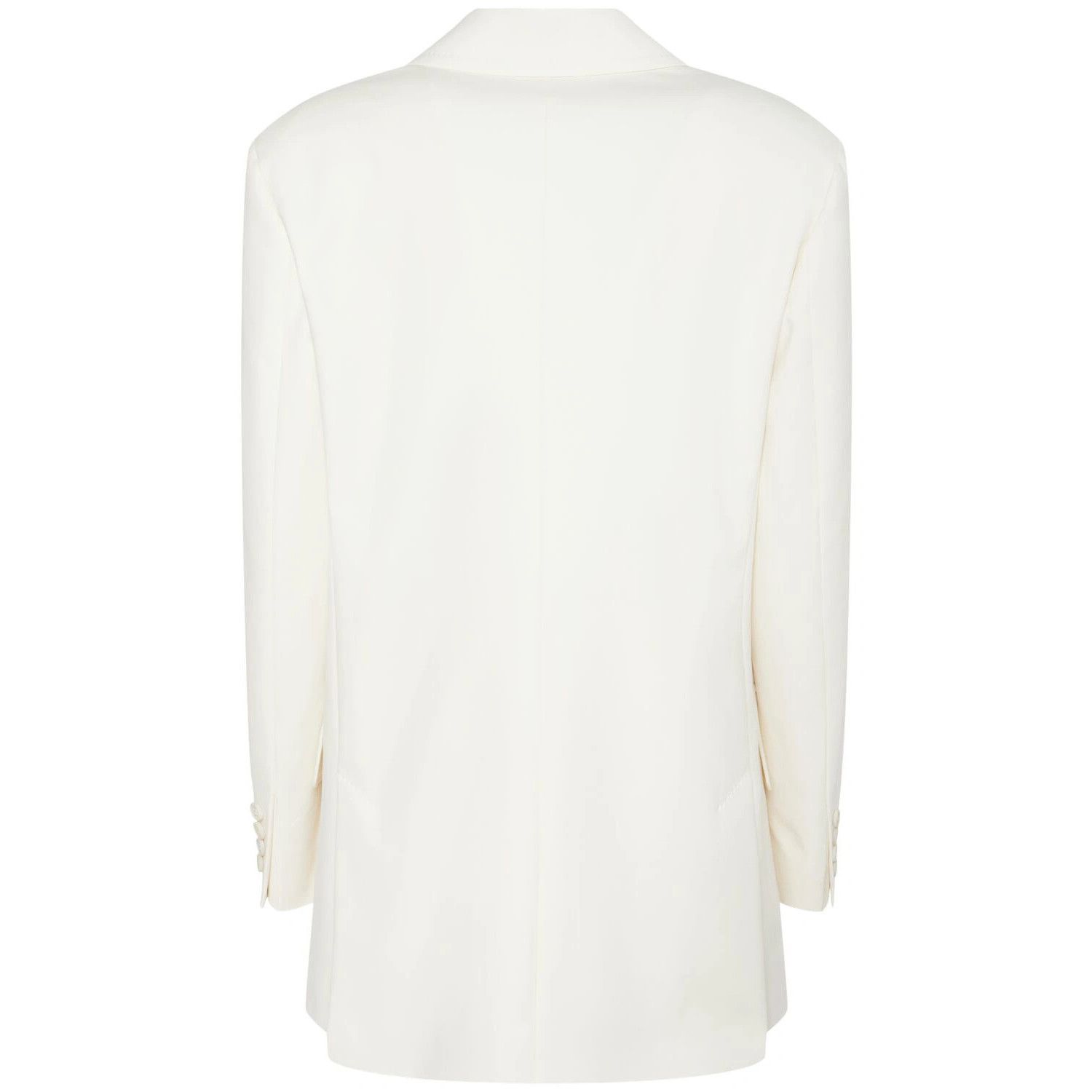 Max Mara MAX MARA Suez White Cotton Blazer Jacket New & Authentic (Wo Size XS / US 0-2 / IT 36-38 - 2 Thumbnail