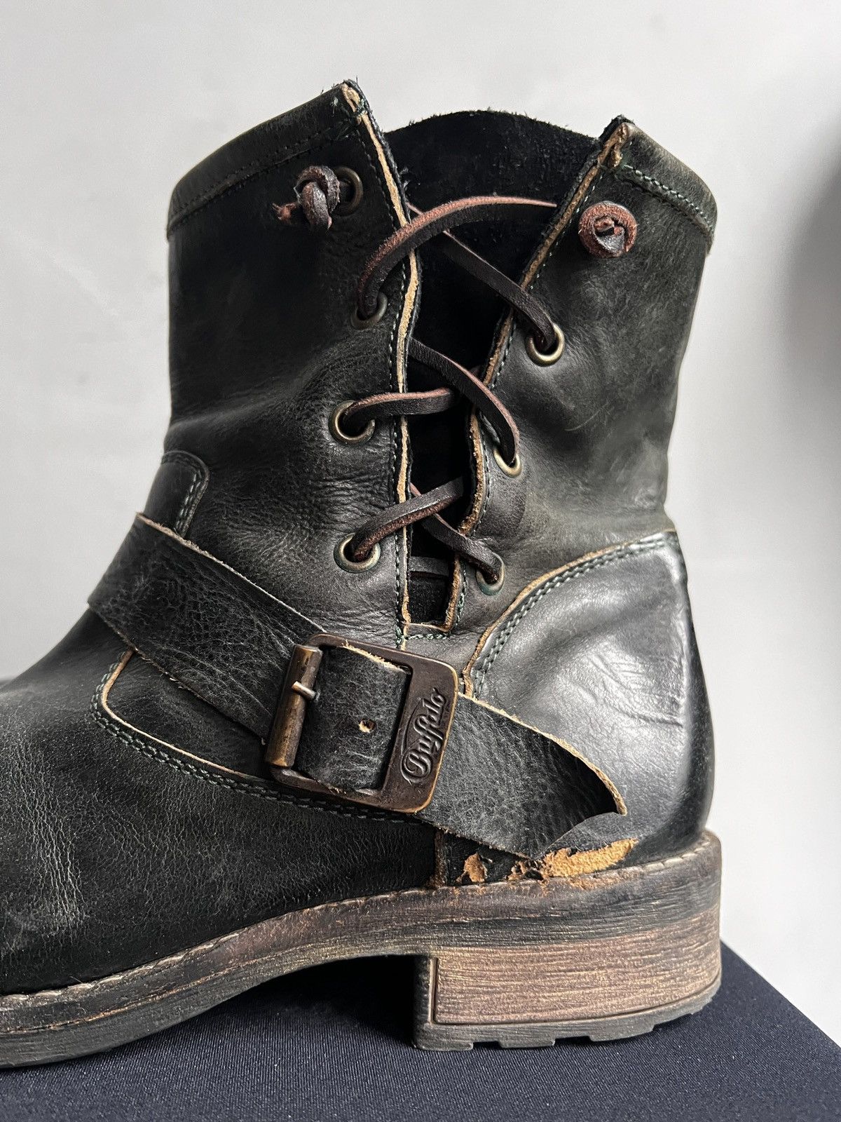 Guidi Moto style leather boots moto style hype hedi slimane y2k Size US 6.5 / EU 39-40 - 6 Thumbnail