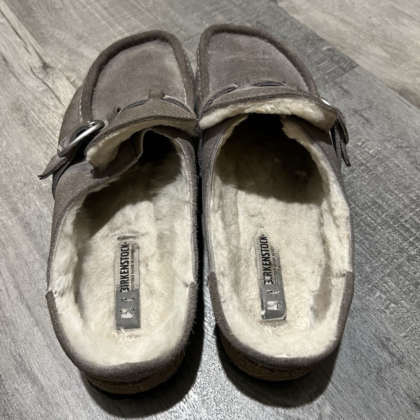 Birkenstock BIRKENSTOCK Buckley NARROW Shearling fur Mules Moccasin 38 Size US 7.5 / IT 37.5 - 2 Thumbnail