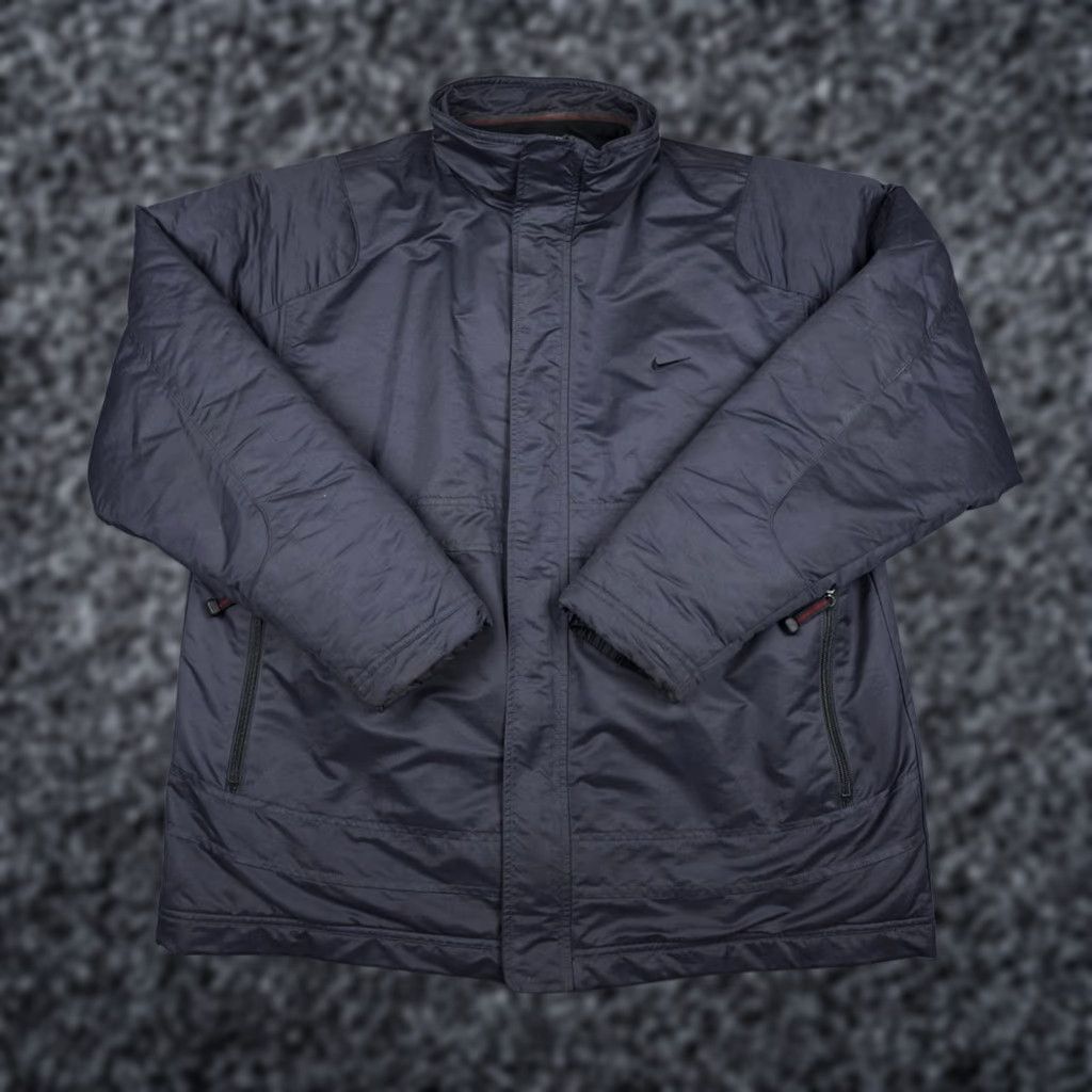 Nike VINTAGE Nike Jacket Mens Large Heavyweight Global Athletics Performance Coat Windbreaker Parka Size US L / EU 52-54 / 3 - 1 Thumbnail