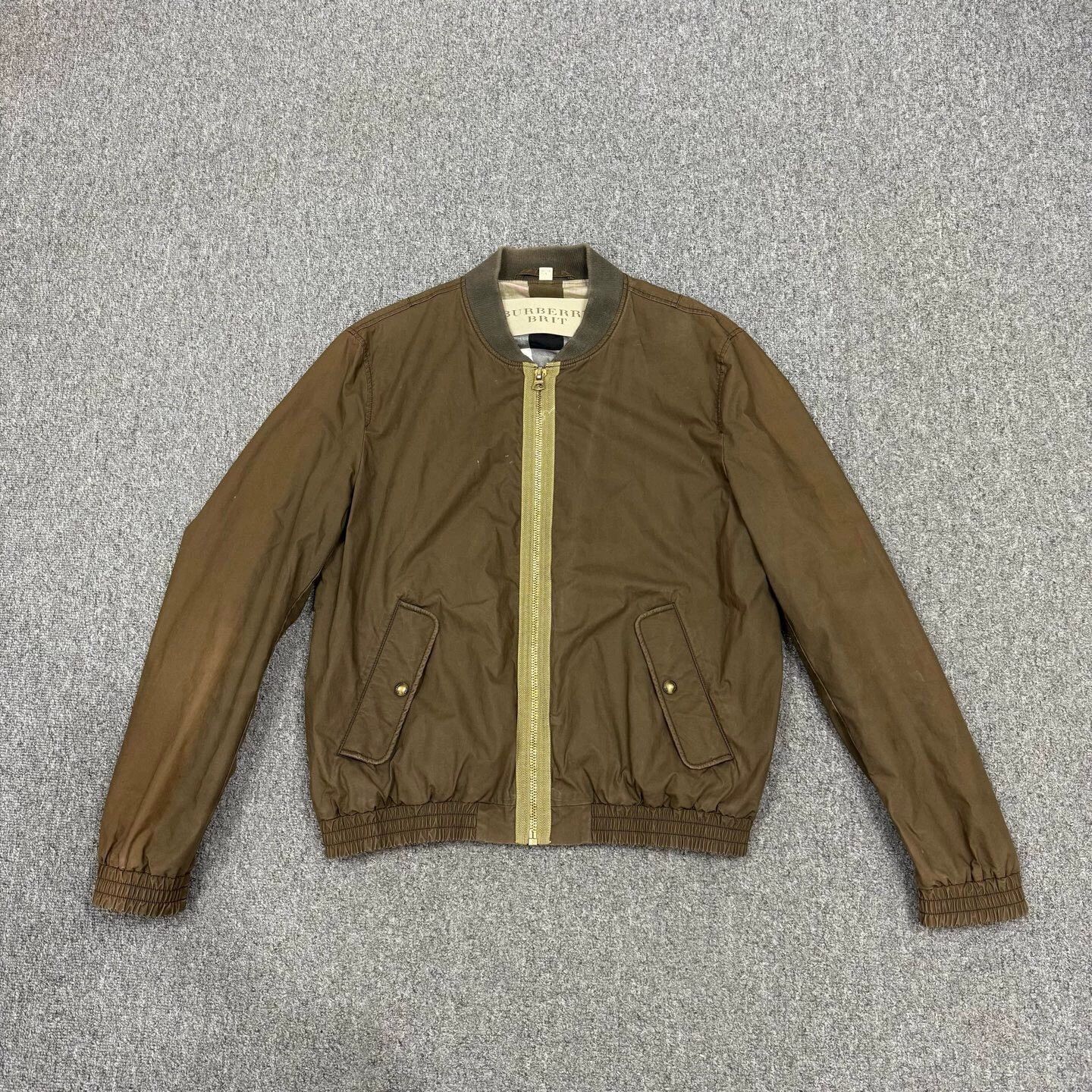 Burberry Burberry Check Brown Lining Jacket L Size L / US 10 / IT 46 - 1 Thumbnail