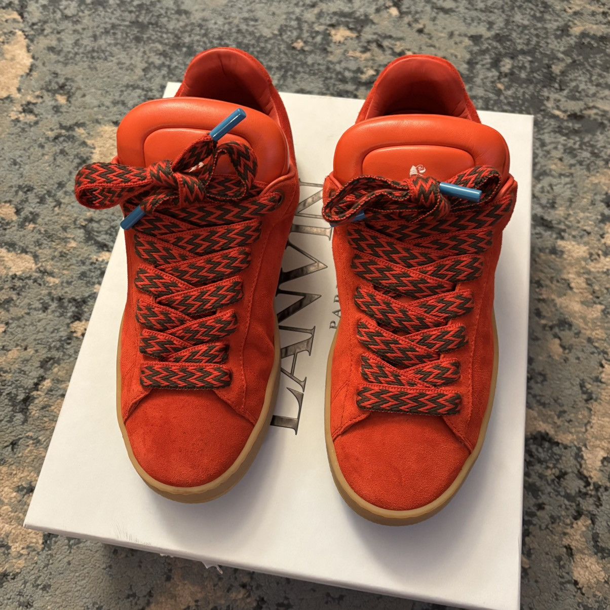 Lanvin Lanvin Curb Suede Sneaker Size 44 (11US) Worn Lightly Og All Size US 11 / EU 44 - 2 Thumbnail