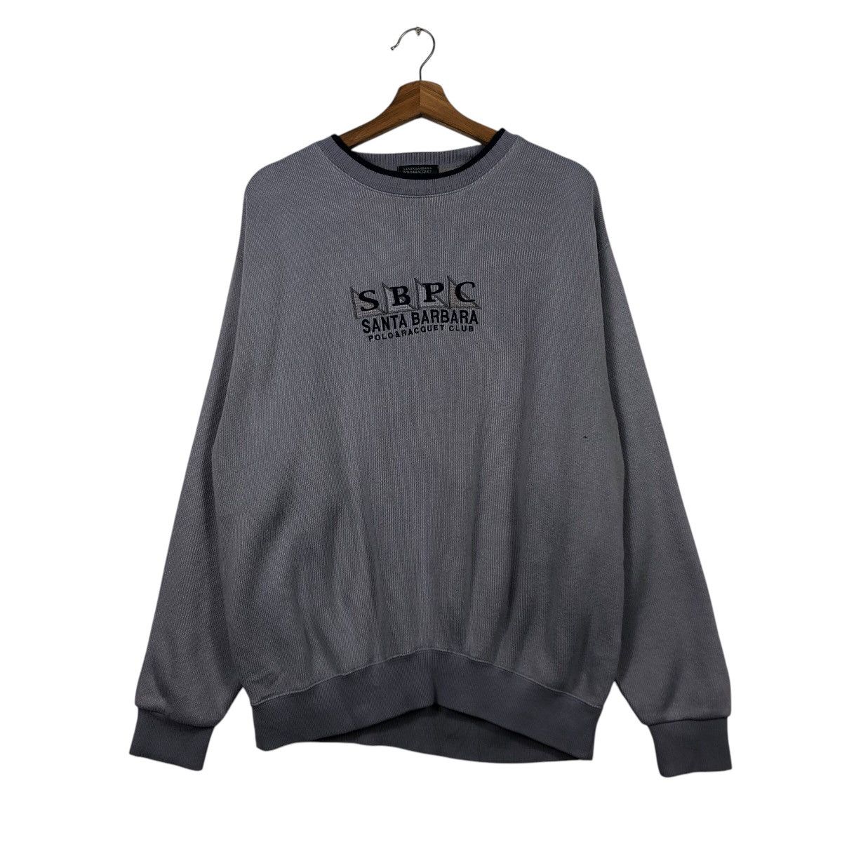 Japanese Brand × Vintage 📌Vintage Santa Barbara Poli & Racquet Club Big Logo Size US L / EU 52-54 / 3 - 2 Thumbnail