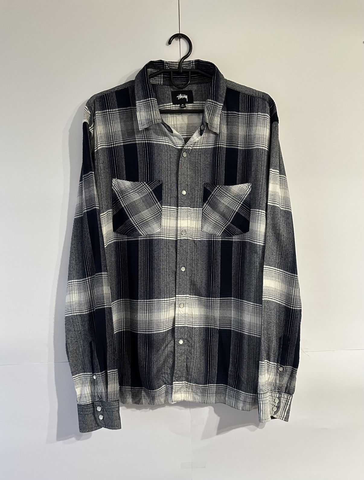 Stussy Stussy Plaid Rayon Long Sleeve Shirt Button Up Size US M / EU 48-50 / 2 - 1 Thumbnail