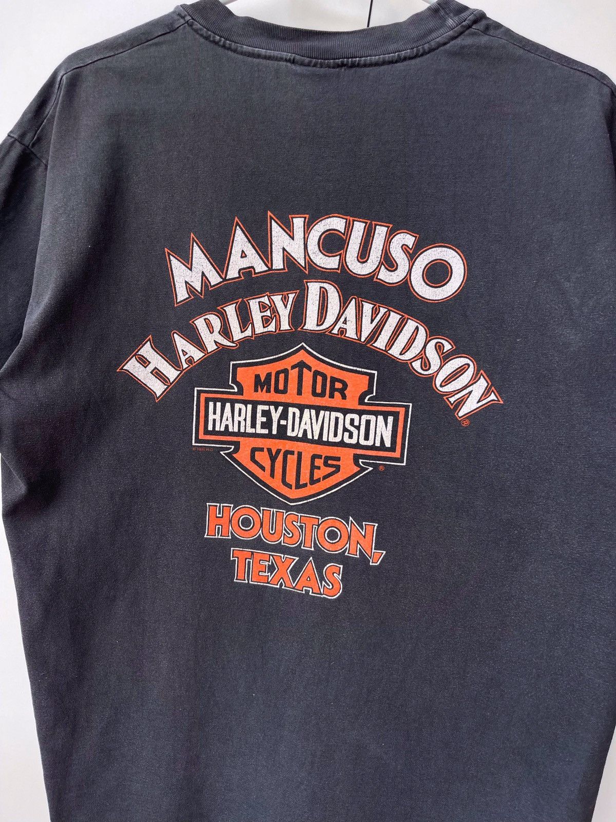 Harley Davidson × Vintage Vintage 1998’s Hardy Davidson Eagle Tee USA Size US L / EU 52-54 / 3 - 7 Thumbnail