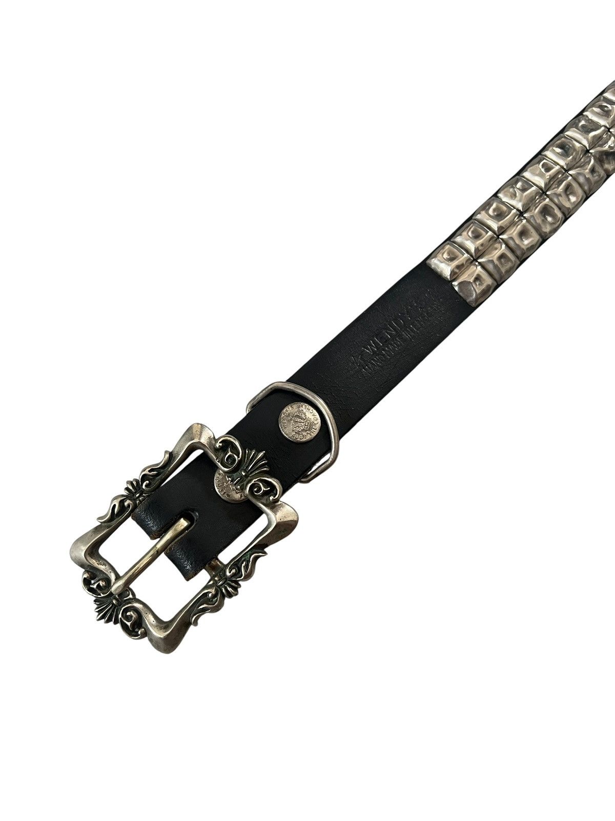 foot the coacher Wendy’s x Foot The Coacher 🏴󠁧󠁢󠁥󠁮󠁧󠁿 Studded Leather Belt Size 34 - 3 Thumbnail